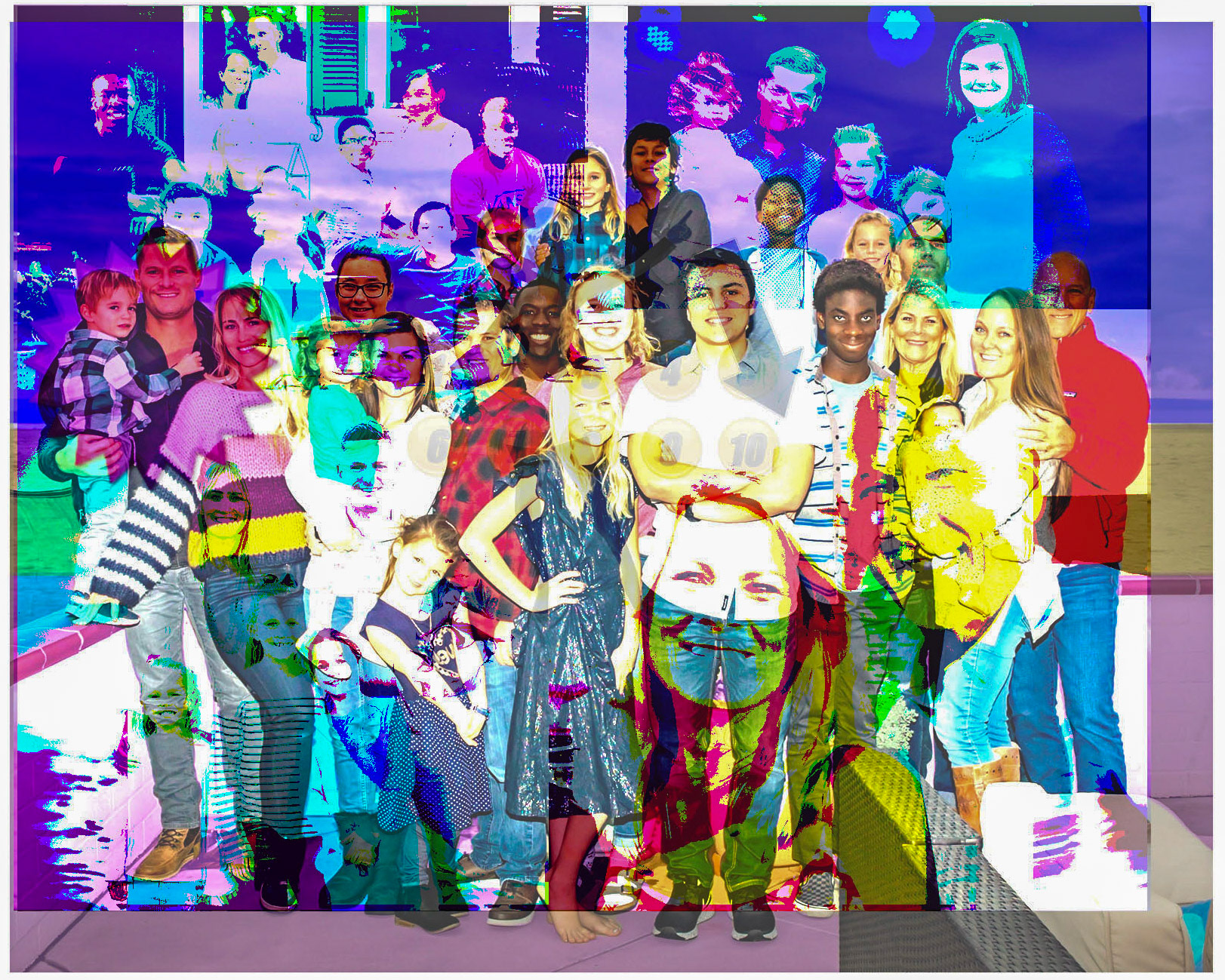 double Vision Christ Lights