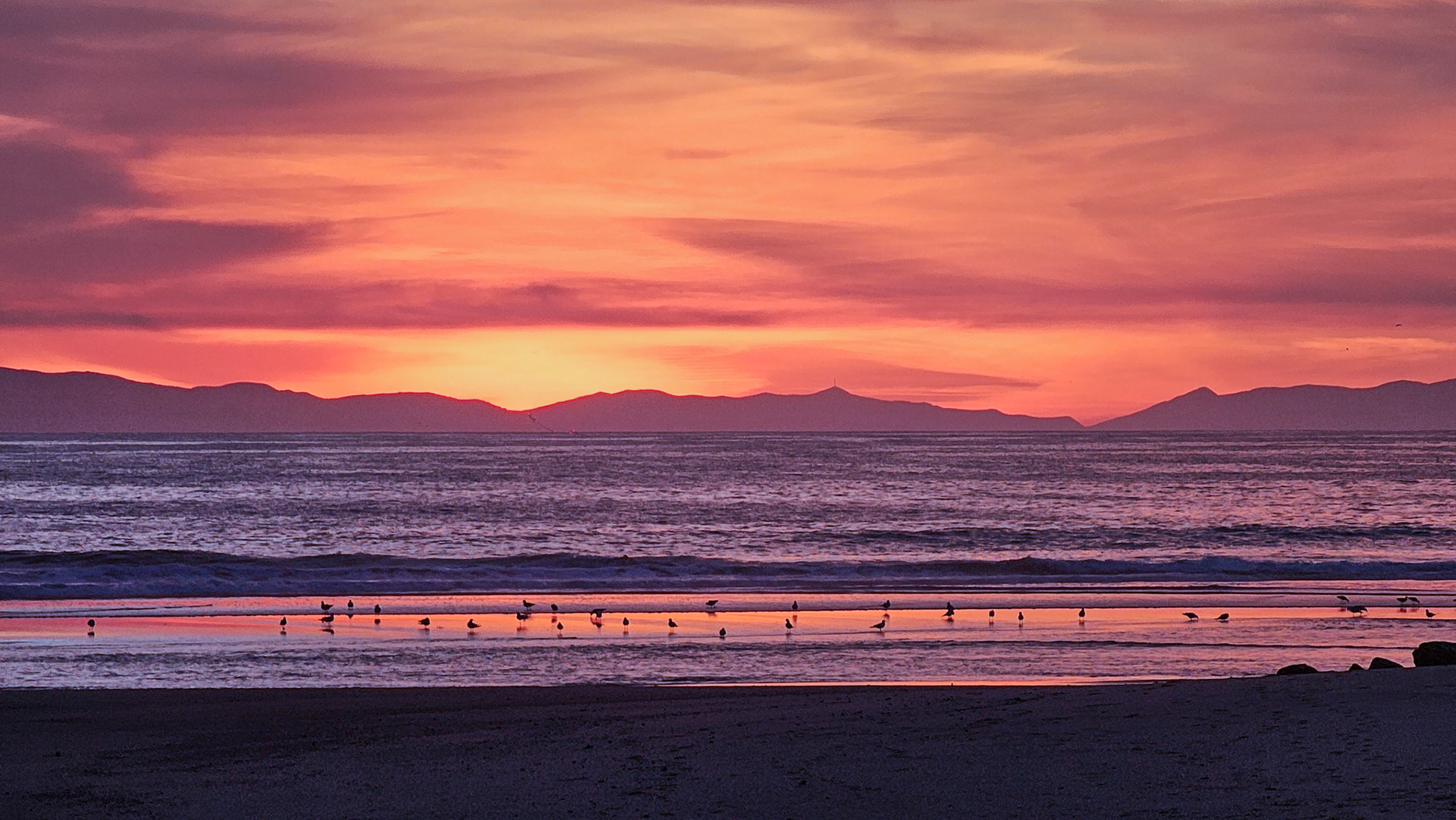 New Years sunset