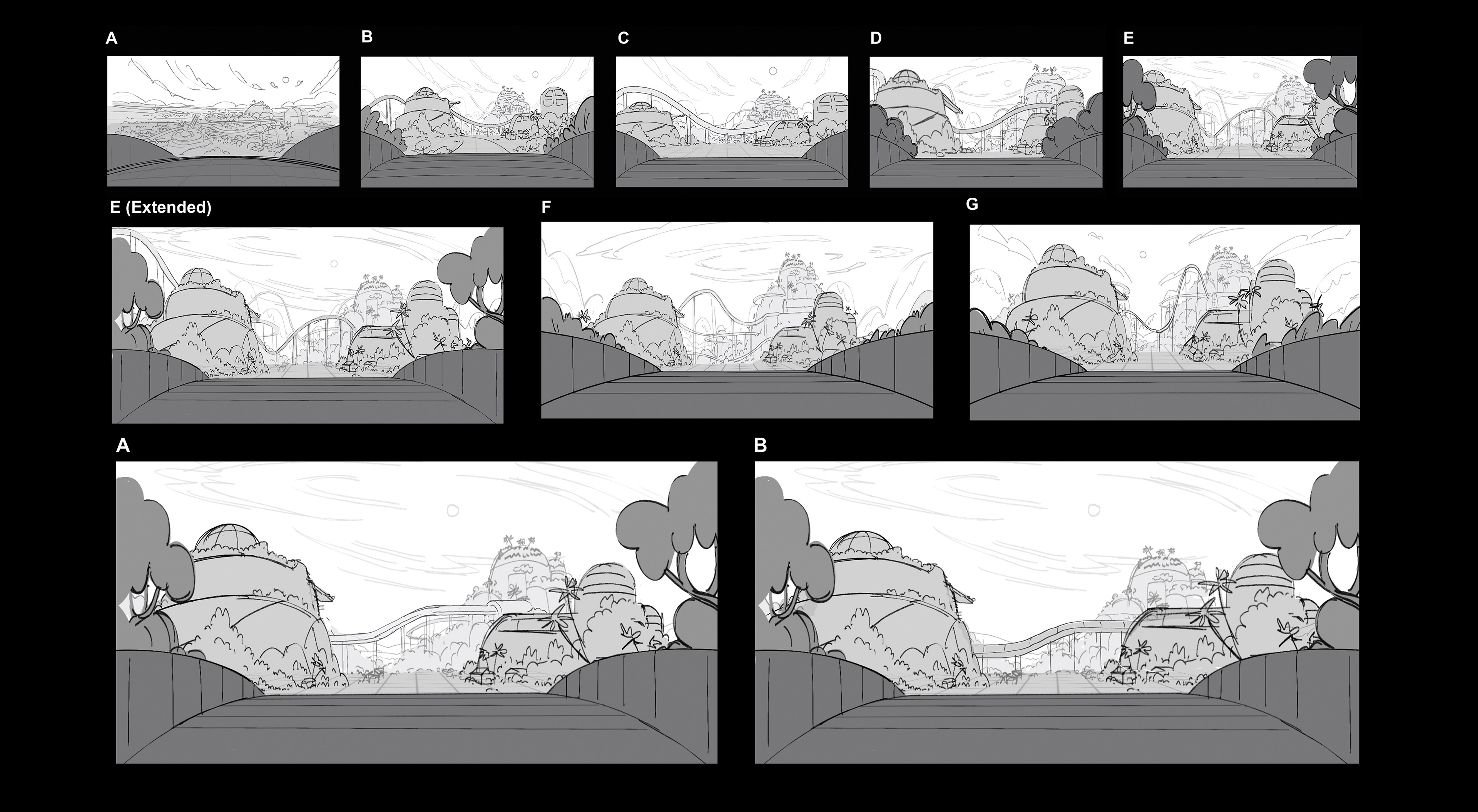 End Bridge - Sketch by Myself (Art direction by Joe Kinch)