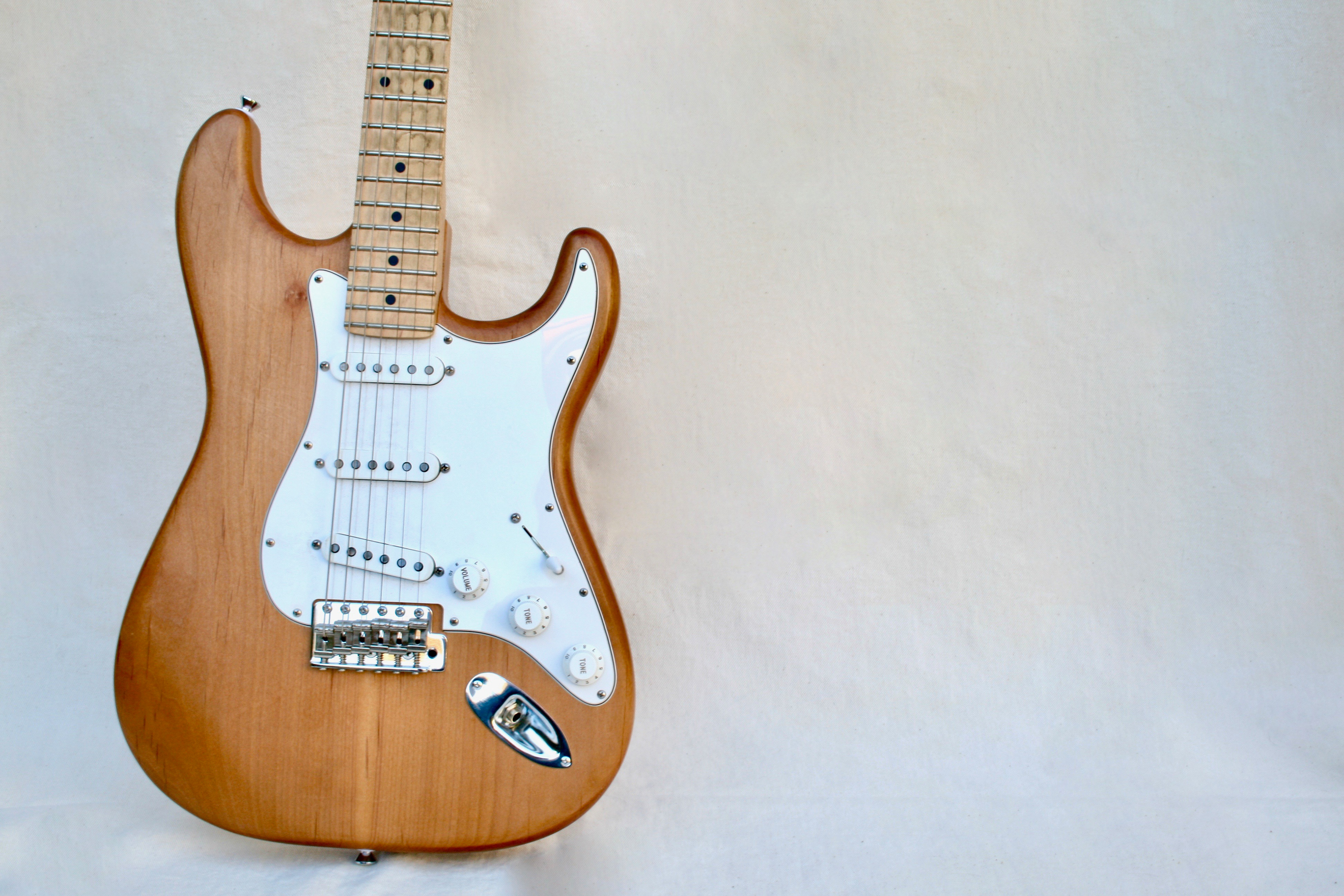 A fully handmade guitar (parts from a kit)