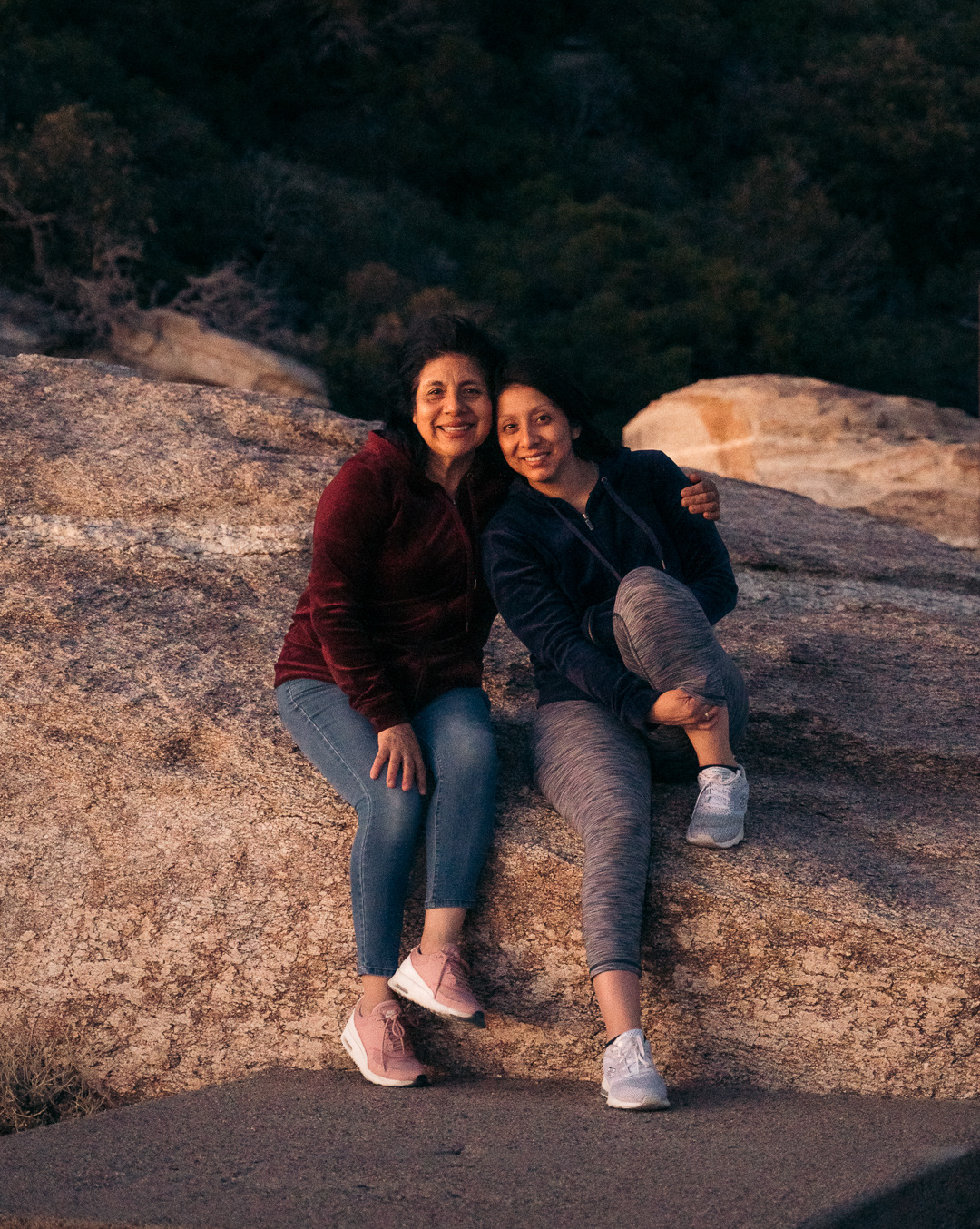 Spending time with mom