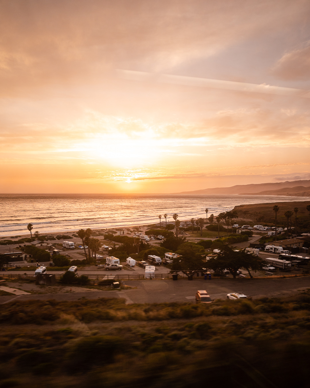 Jalama Beach view from the AMTRAK