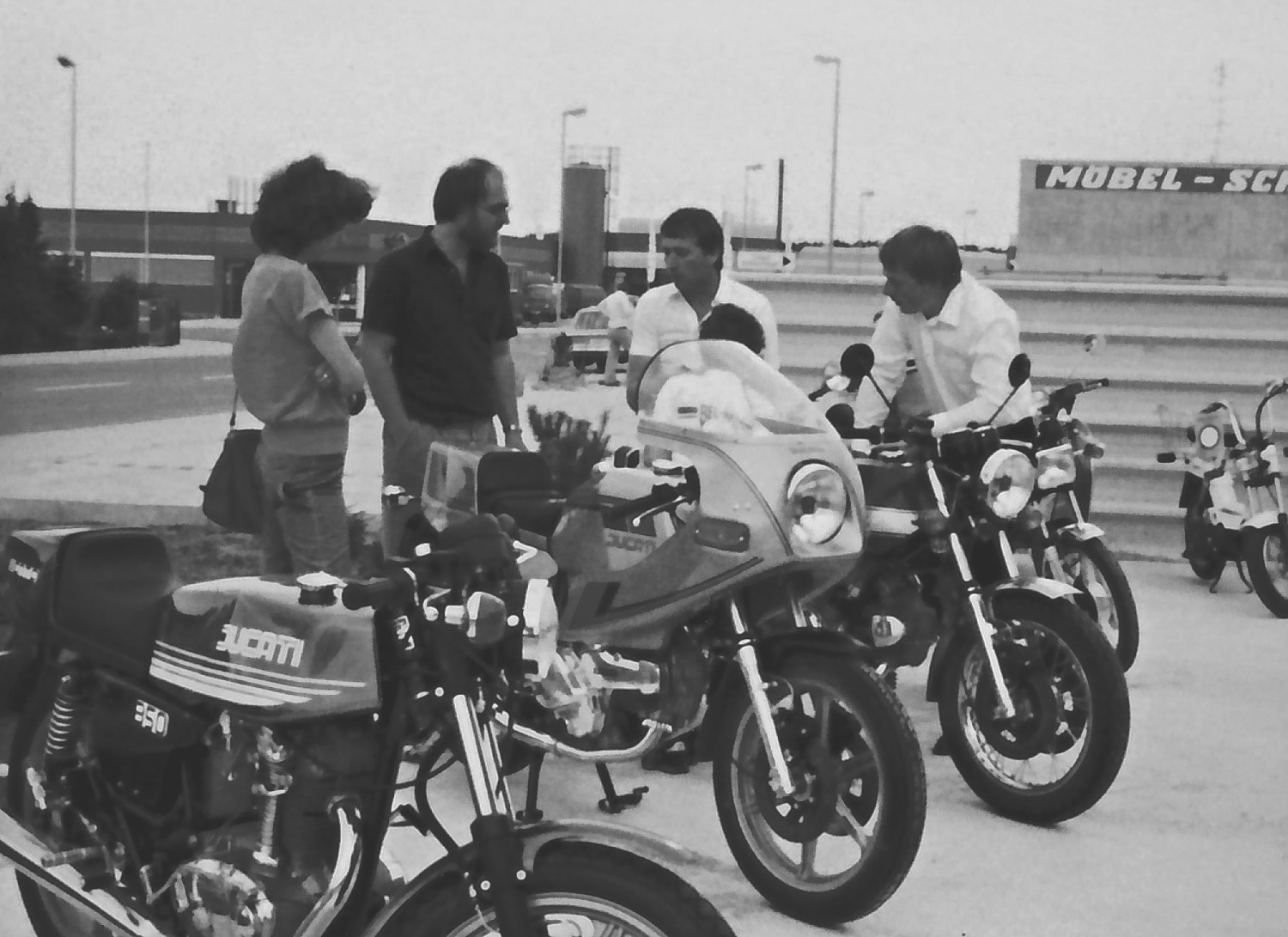 The first years of selling Ducati bikes.
