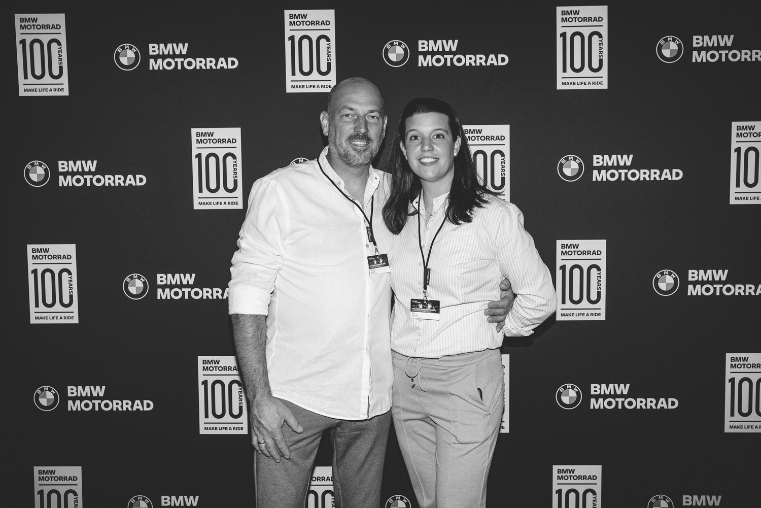 Normen & his wife Eva at the BMW Motorrad 100 years celebrations.