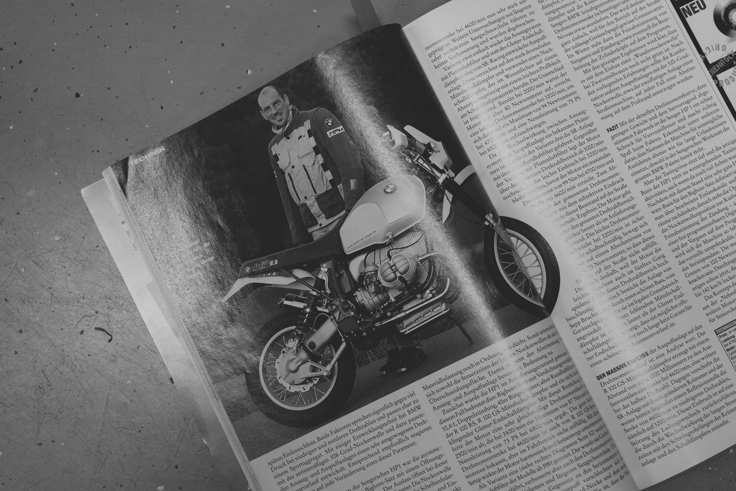 Requested expertise: A publication on a restored G/S in German BMW magazine.