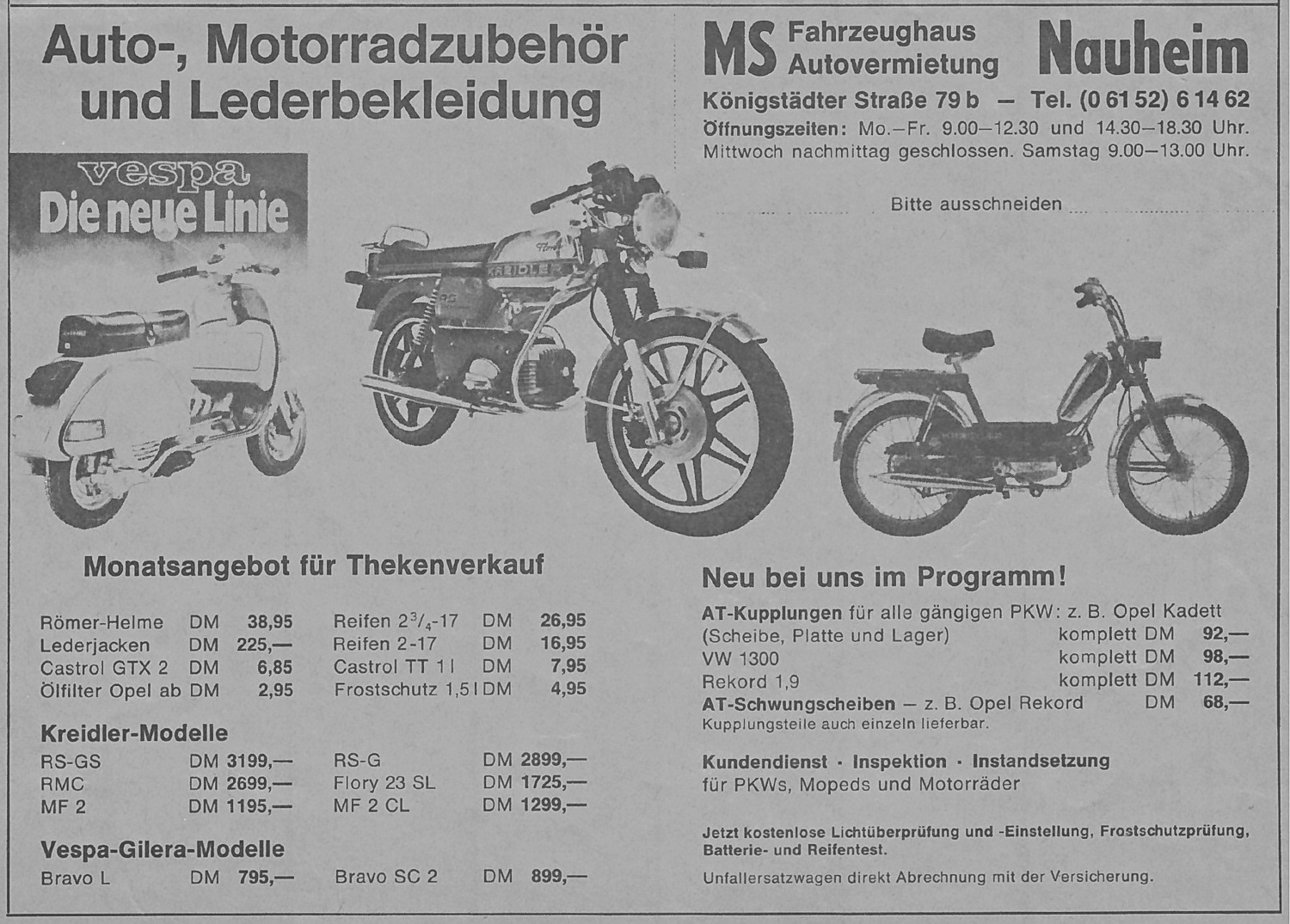 From a fuel station to a motorcycle dealer.