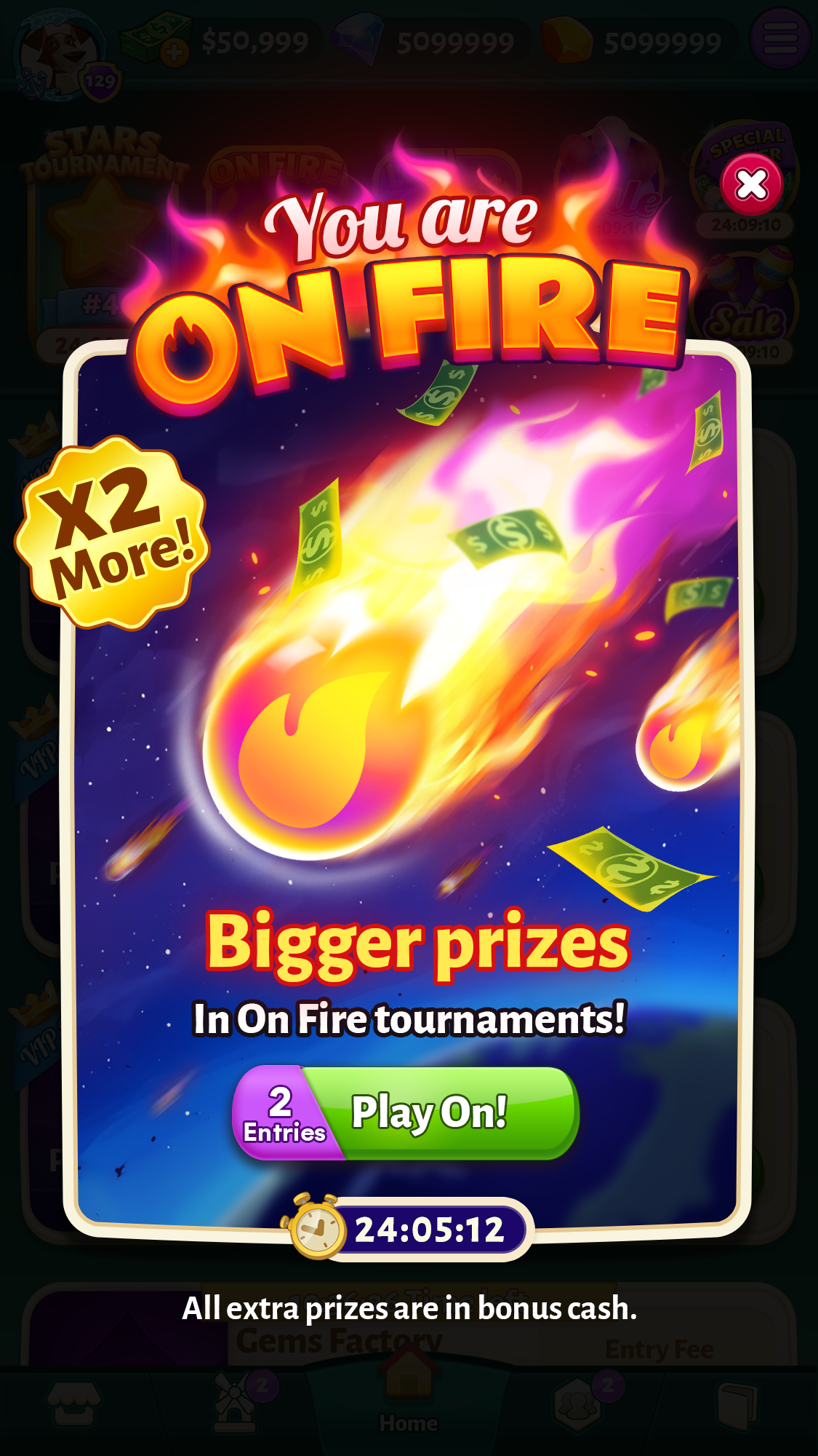 Booster feature