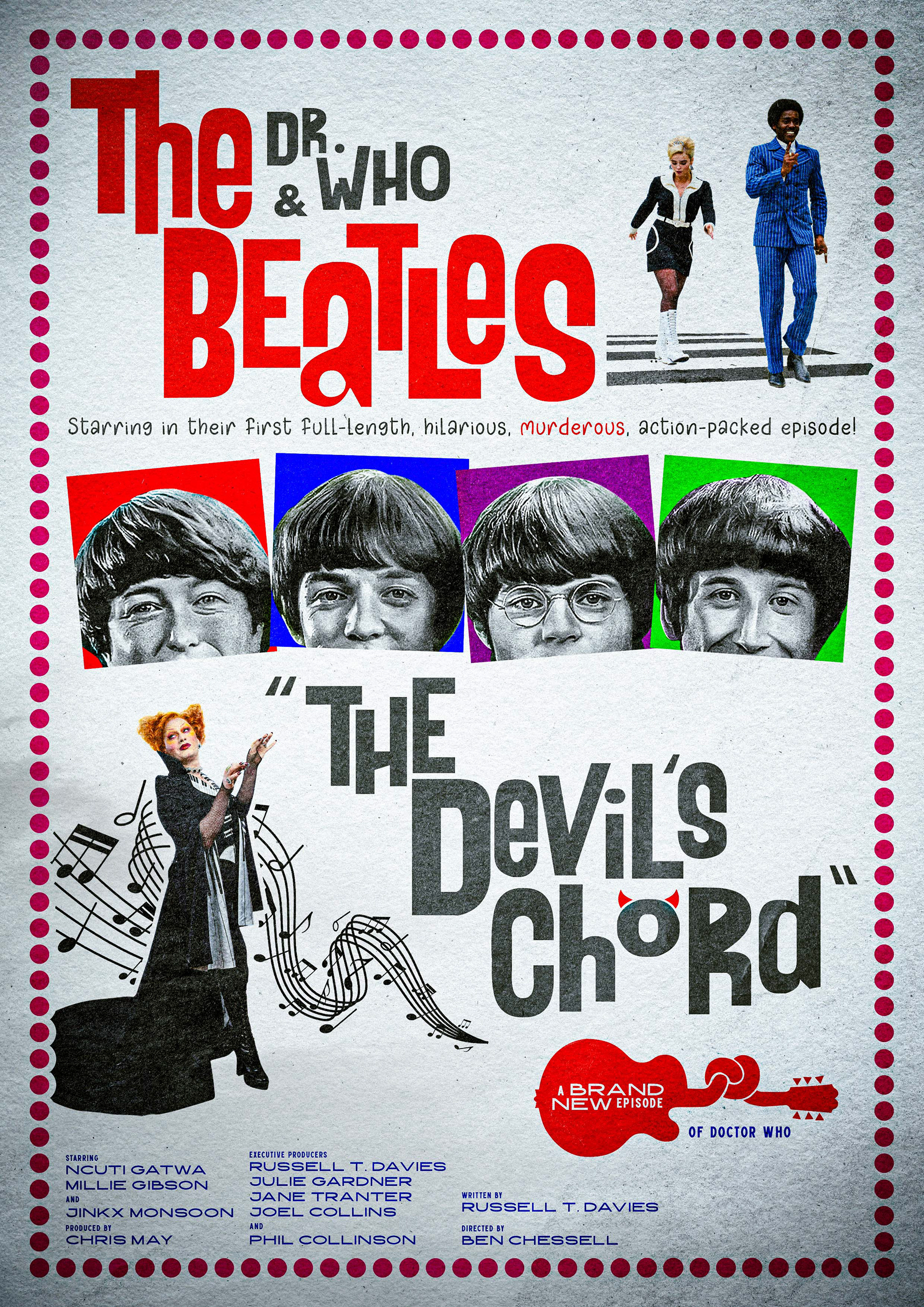 The Devil's Chord (2024) | Inspired by The Beatles' A Hard Day's Night Poster