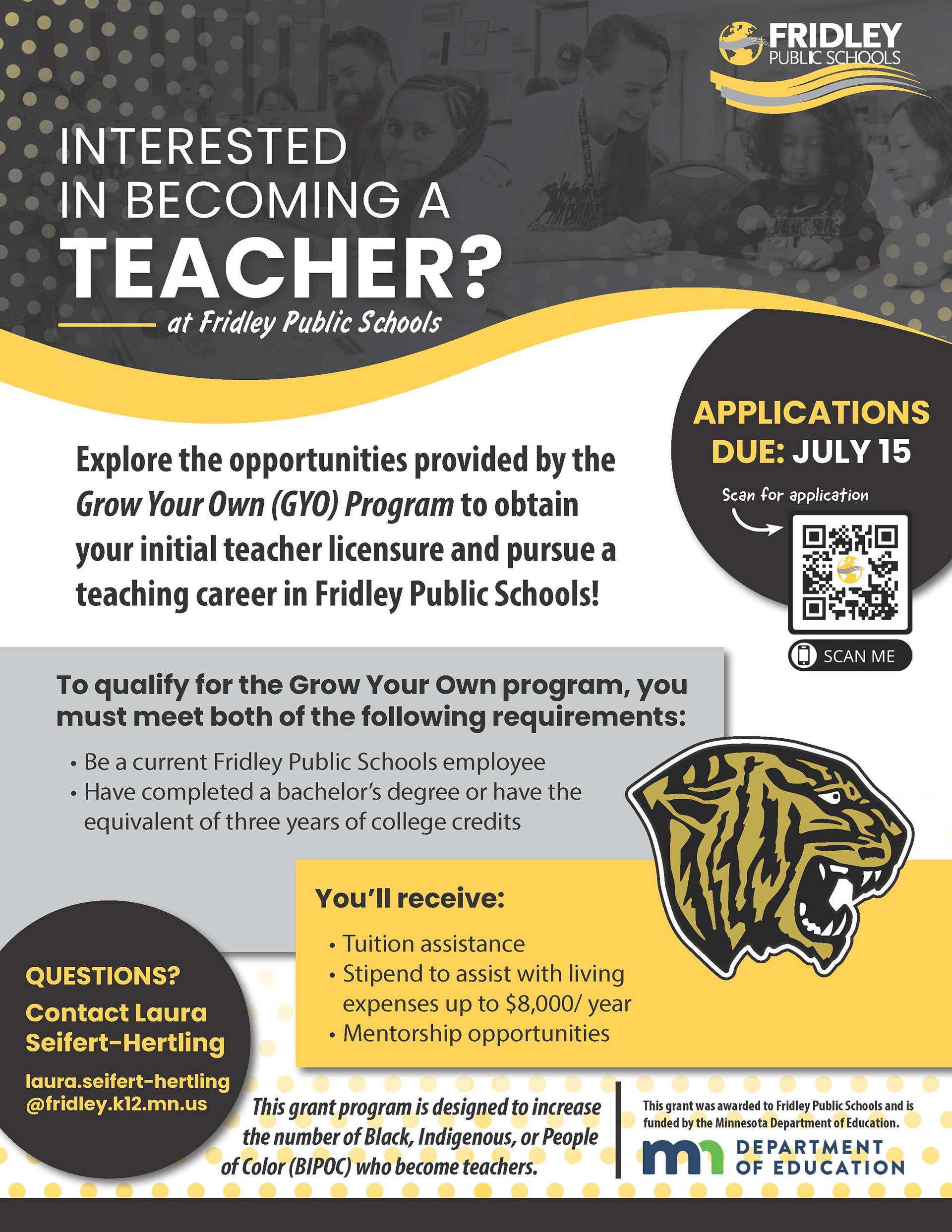 Graphic Design for Fridley Public Schools