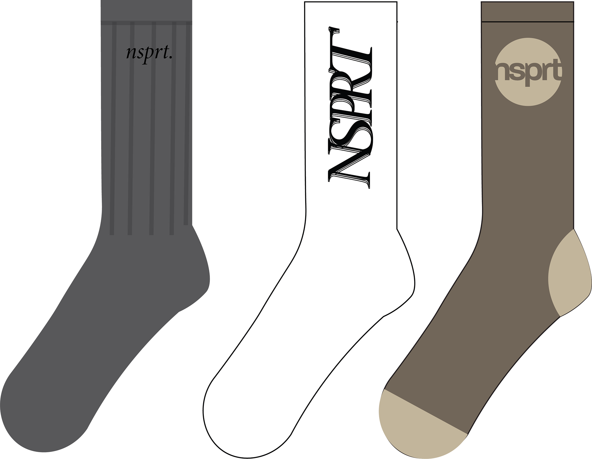 NSPRT "Logo" Socks