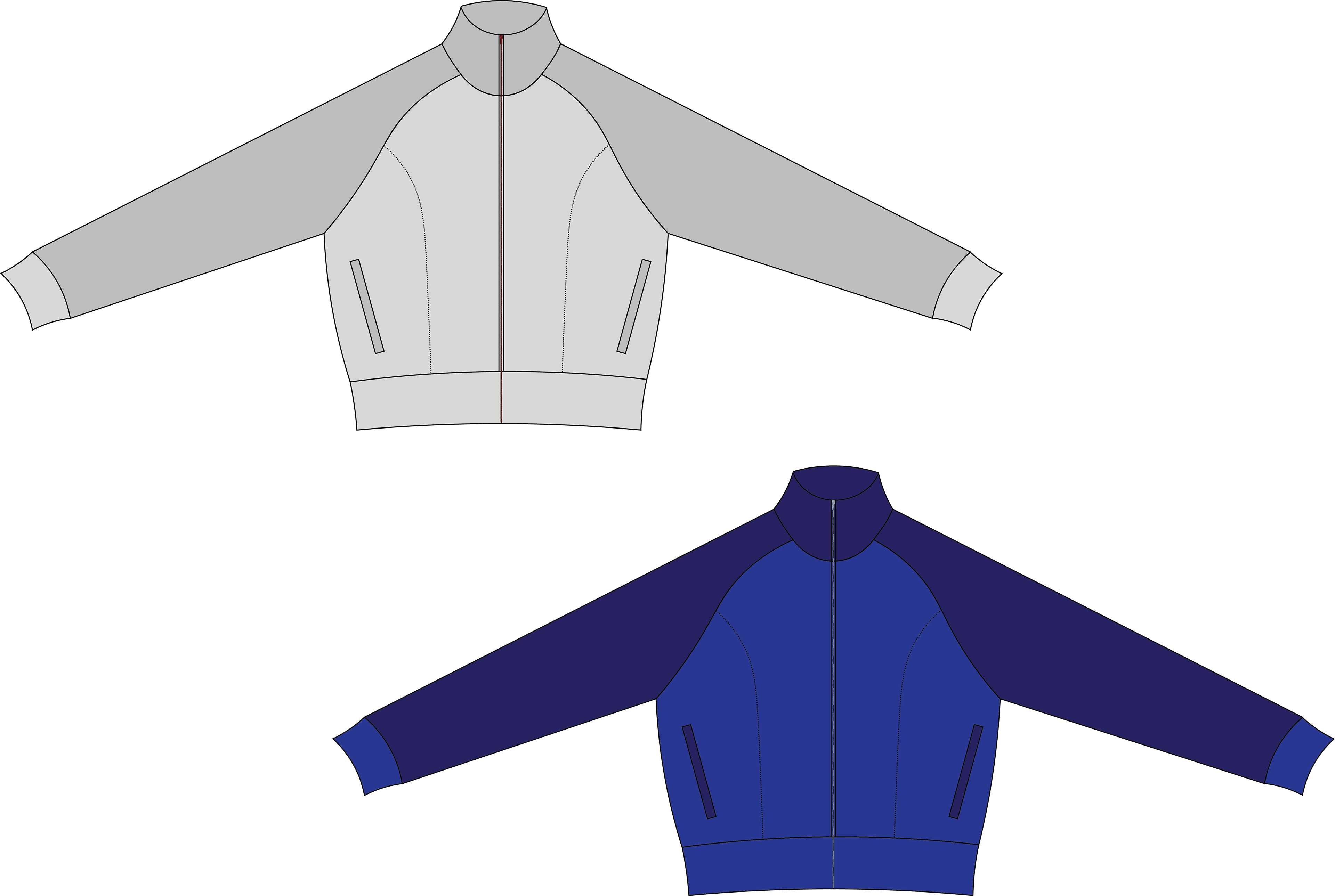 NSPRT "Two-Tone" Track Jacket