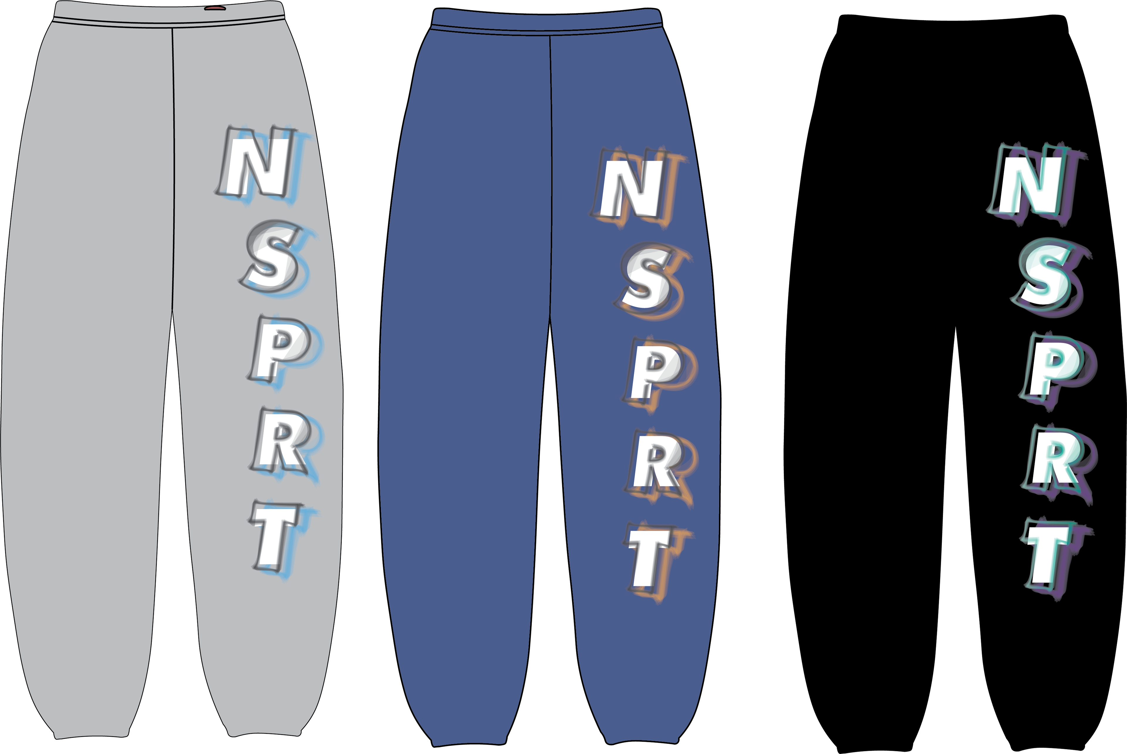 NSPRT "Airbrush Logo" Sweatpants