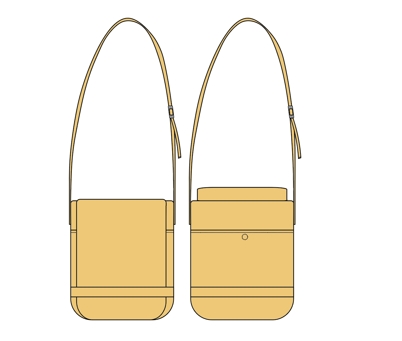 NSPRT Canvas Dyed Side Bag