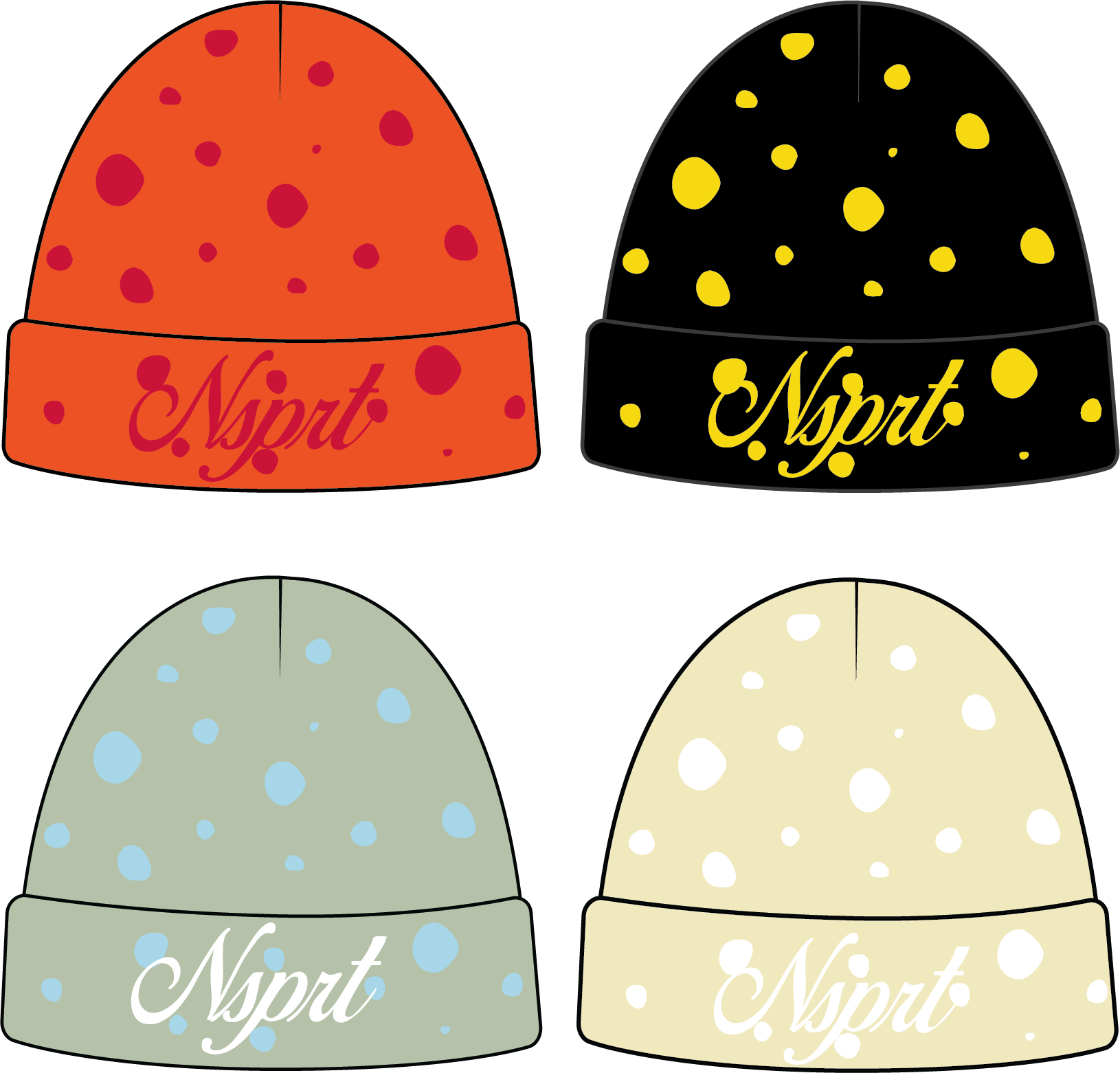 NSPRT "Script" Logo Beanie
