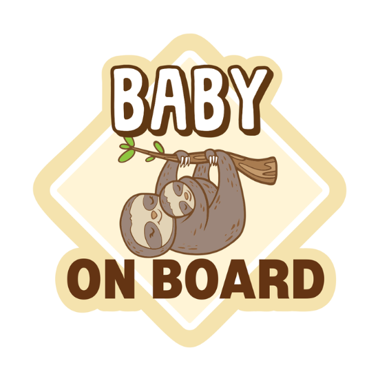 Sloth Baby on Board