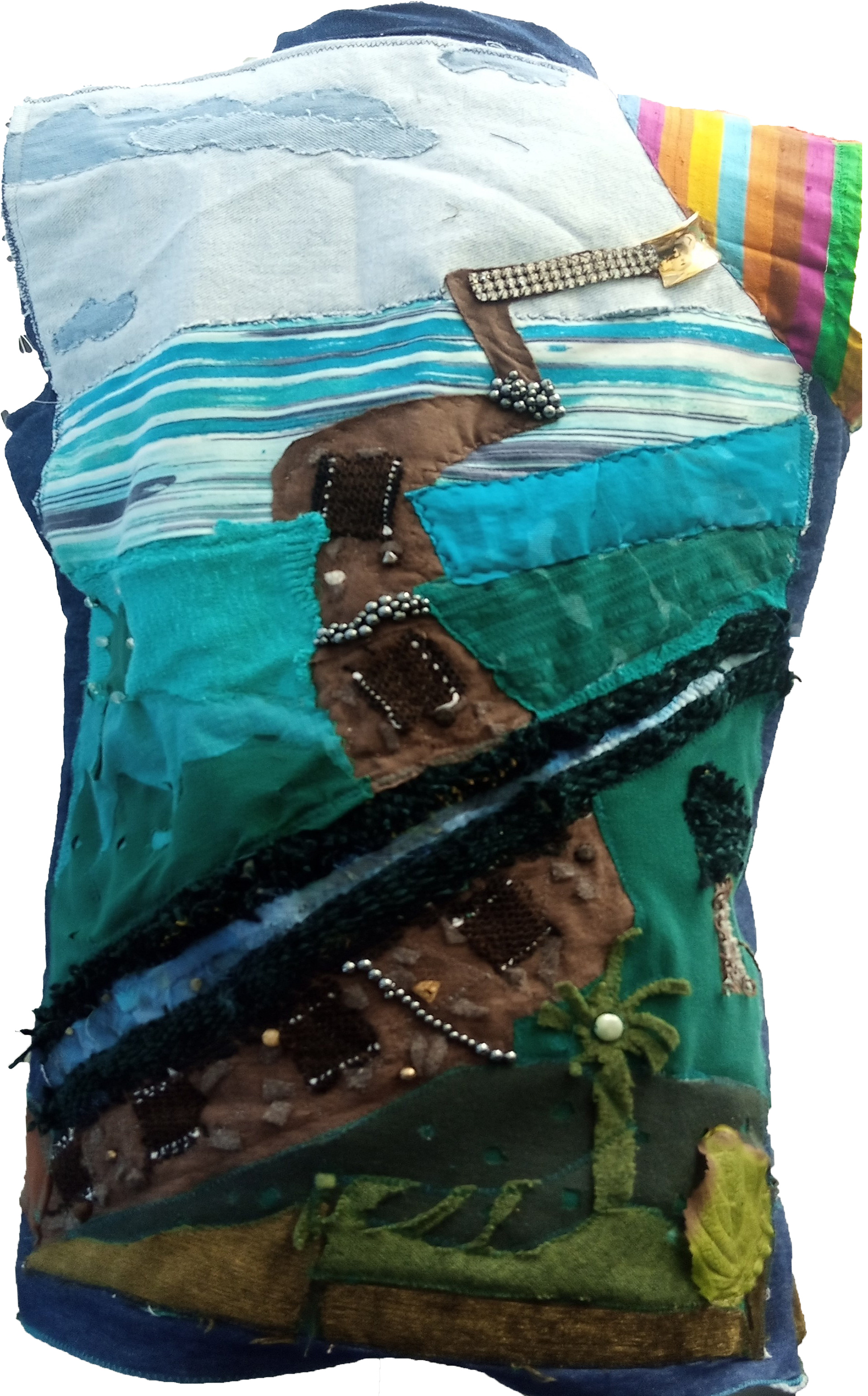 journey through adulthood. collage