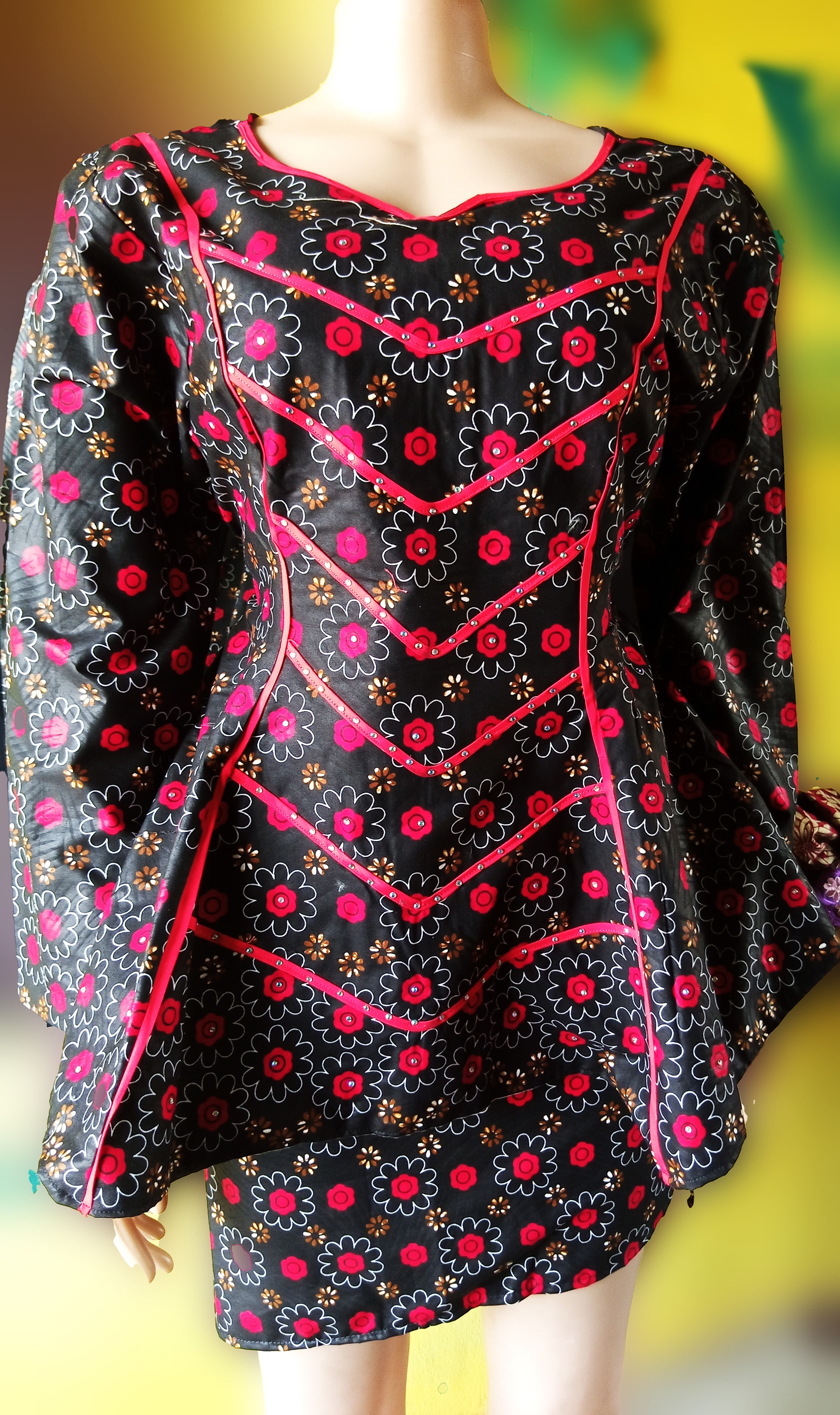 Ara Afrrican wax print Top