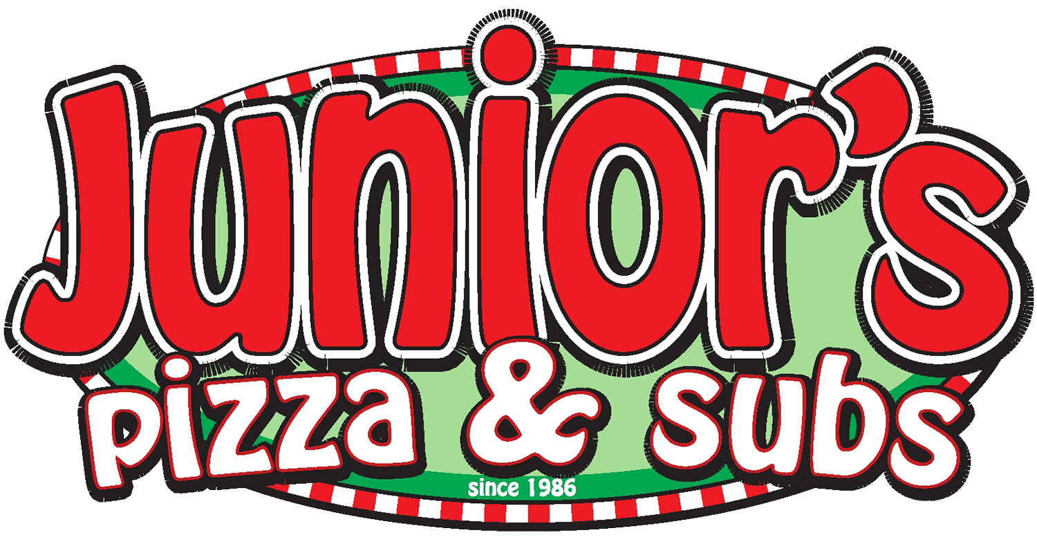 Original logo for Junior’s Pizza, Subs & Wings
