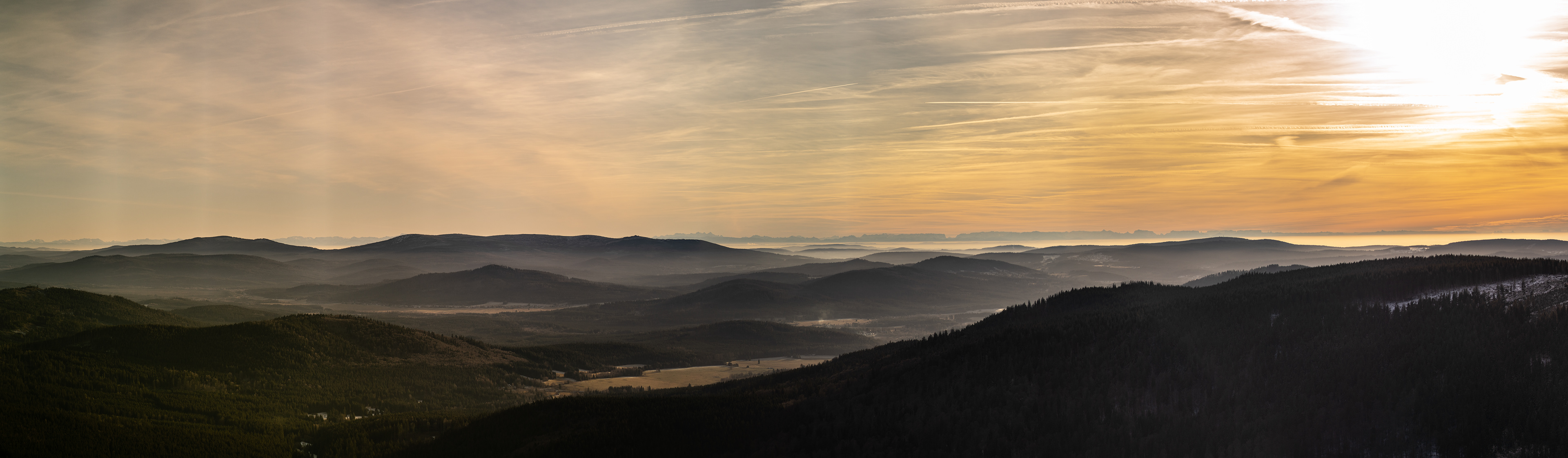panorama Boubín