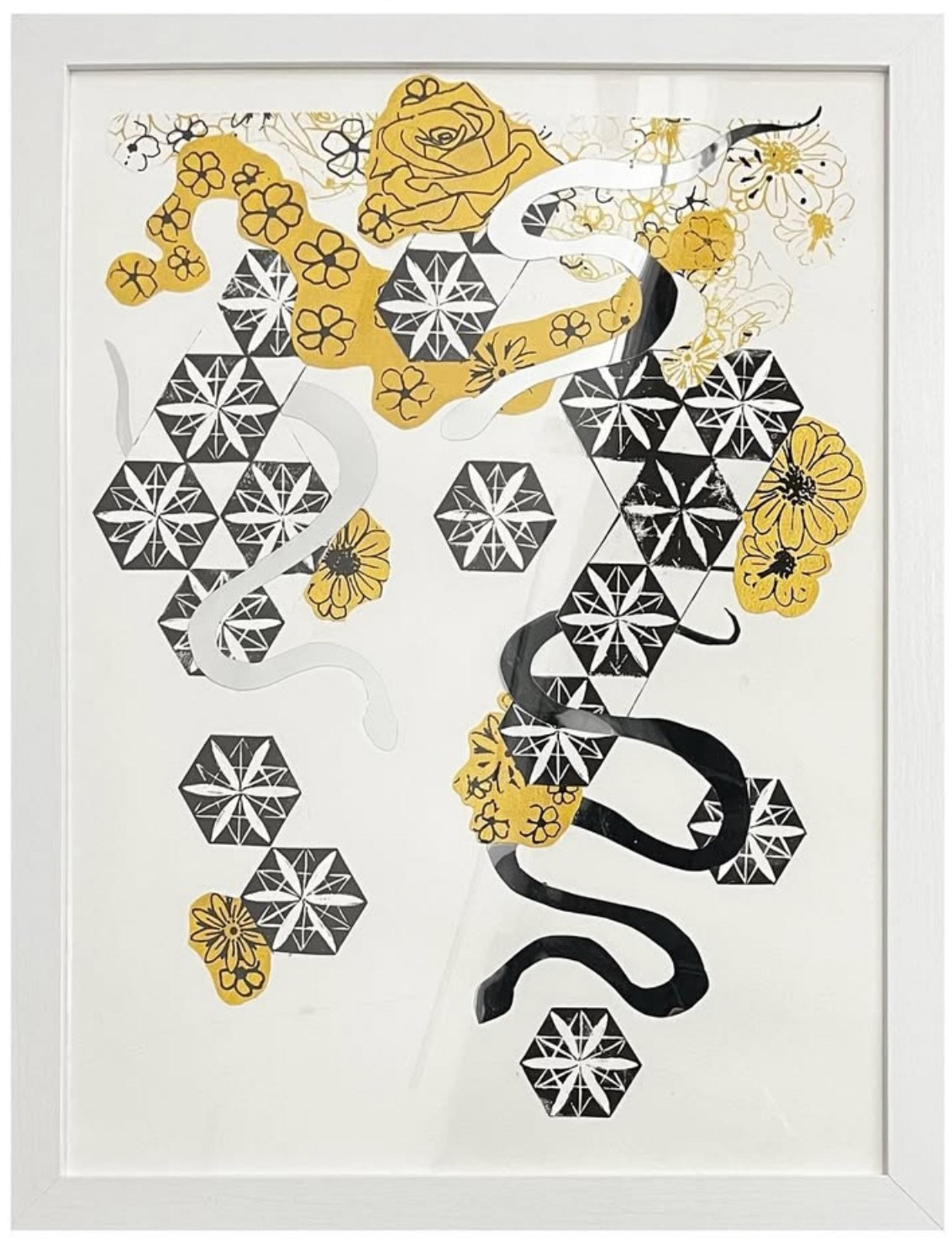 Snakes in the Garden, 2025, 18in x 24in