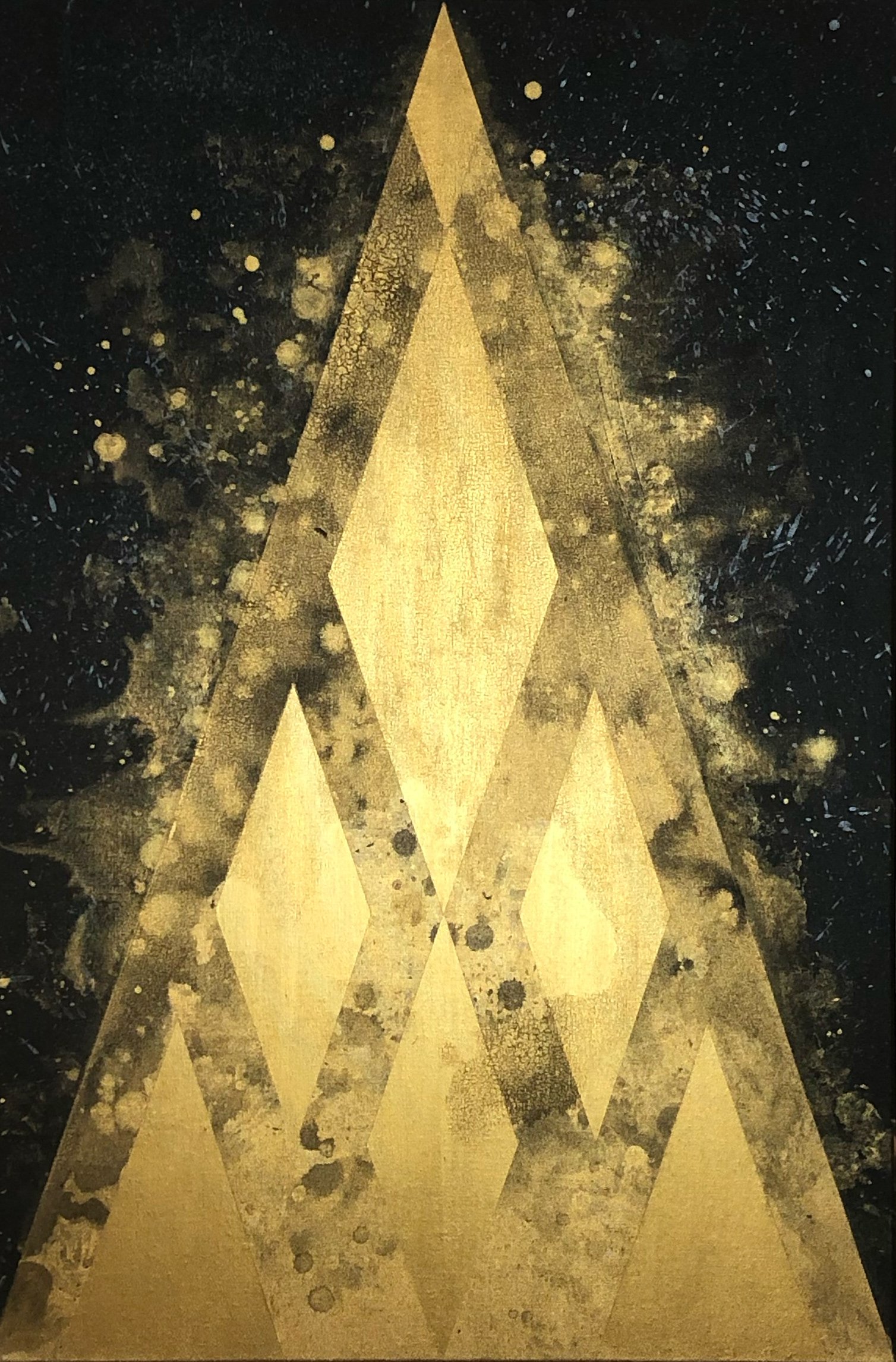 Into the Void, 2017, Acrylic, 24’’ x 36’’ x 1"