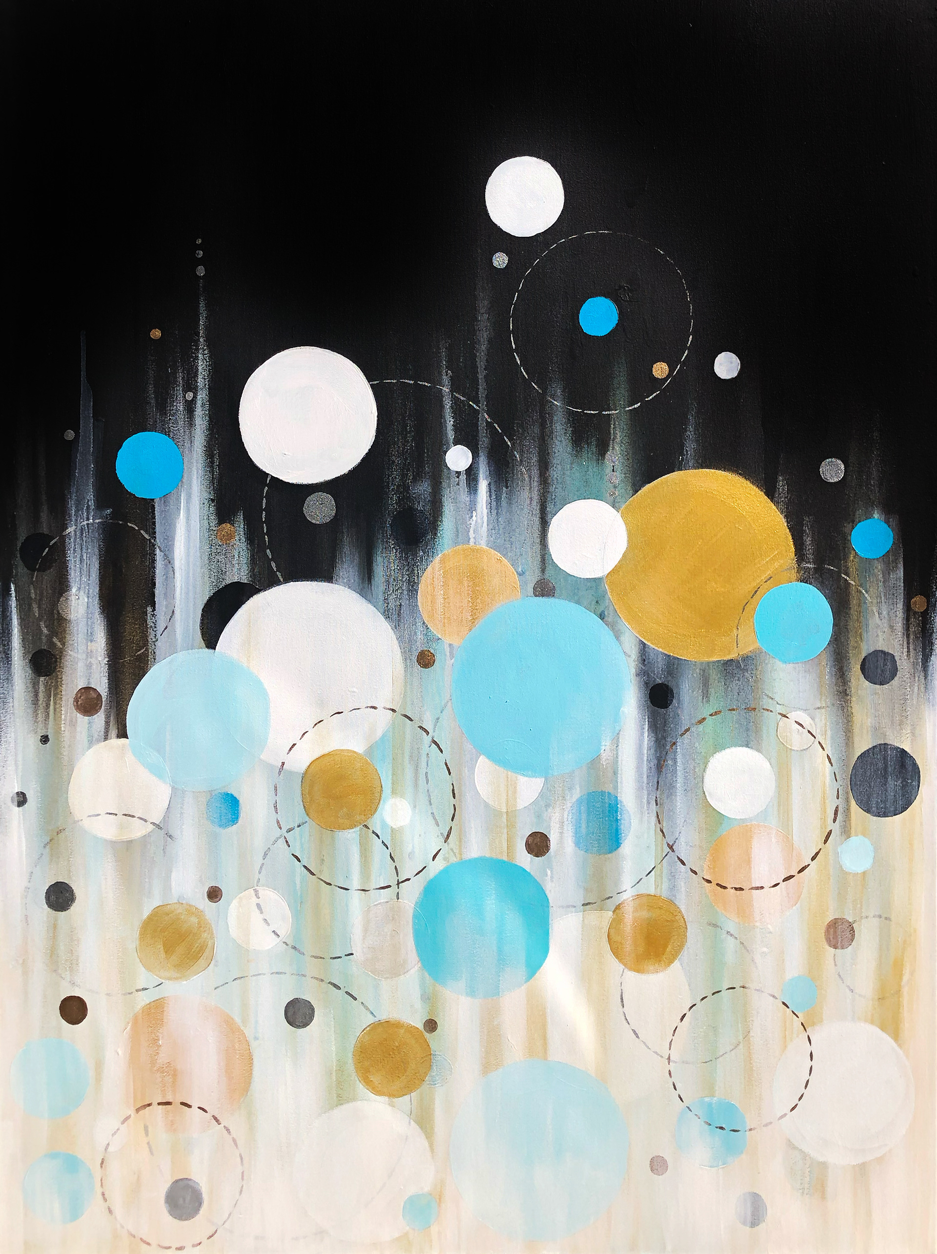 Feeling Calm, 2022, Acrylic, 40" x 30" x 1"