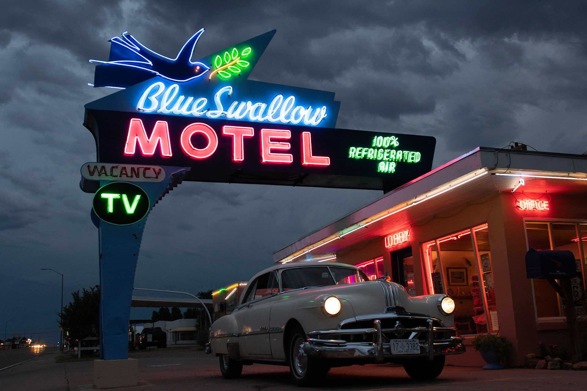 Blue Swallow on Route 66