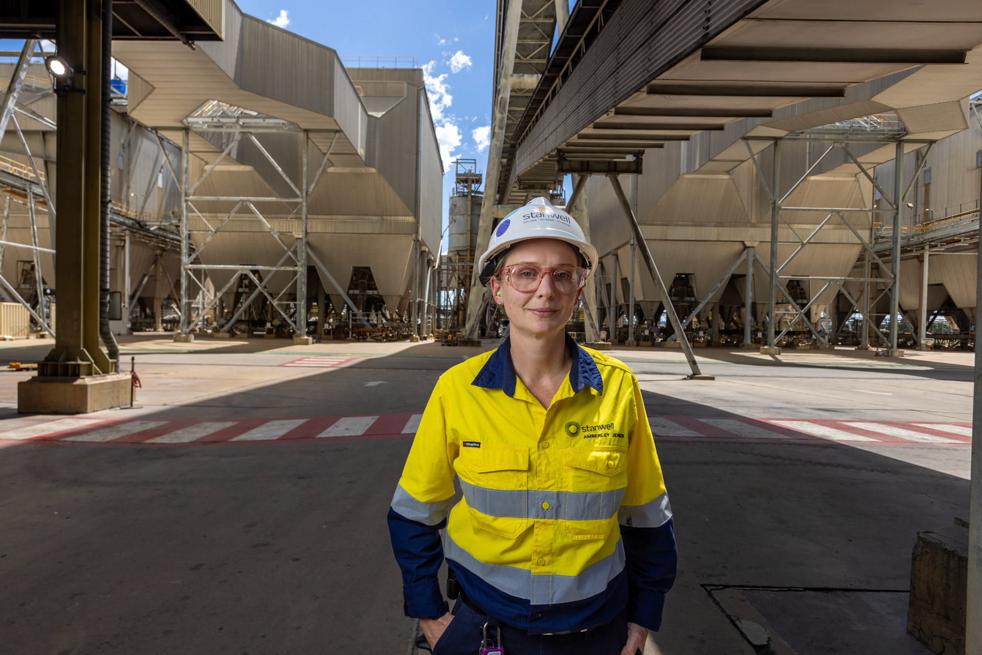 Amberley Jensen, Power Systems Superintendent at Stanwell Power Station Stanwell, Central Queensland. Amberley has been with Stanwell Power Station for 15 years. From Maintenance Scheduler to Superintendent, she has experienced the growth and transformation of the energy industry firsthand. Her extensive experience gives her a unique perspective on the challenges and opportunities within the industry. “Change is exciting, and new technologies bring learning opportunities. I’m proud to be part of shaping the future while supporting local job opportunities. It’s important for me, especially as a mother, to ensure the next generation has access to safe, reliable industries close to home.”