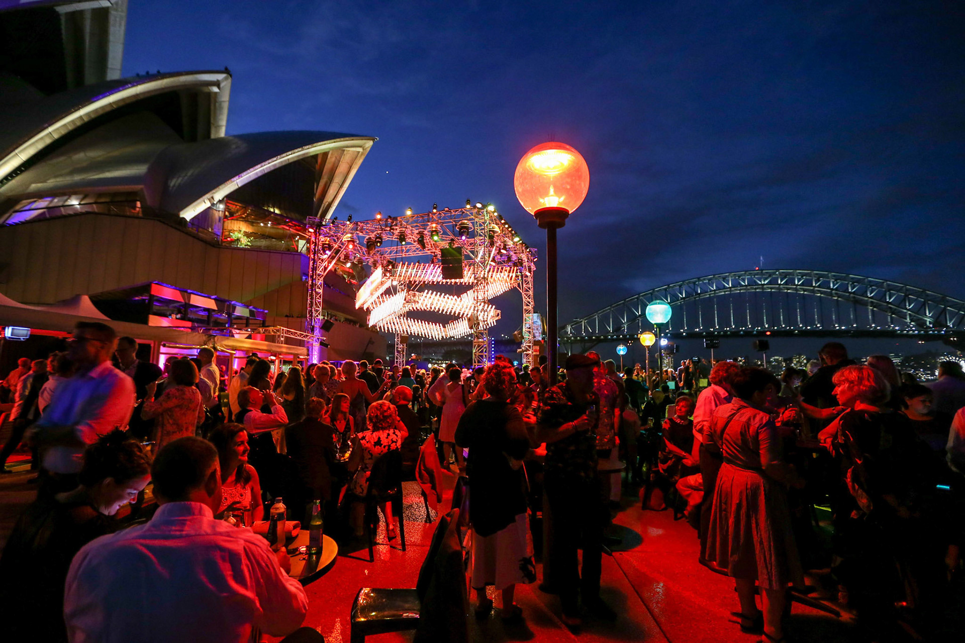 Sydney Opera House - 31st December 2016. Lord Mayor's Party at the Sydney Opera House.