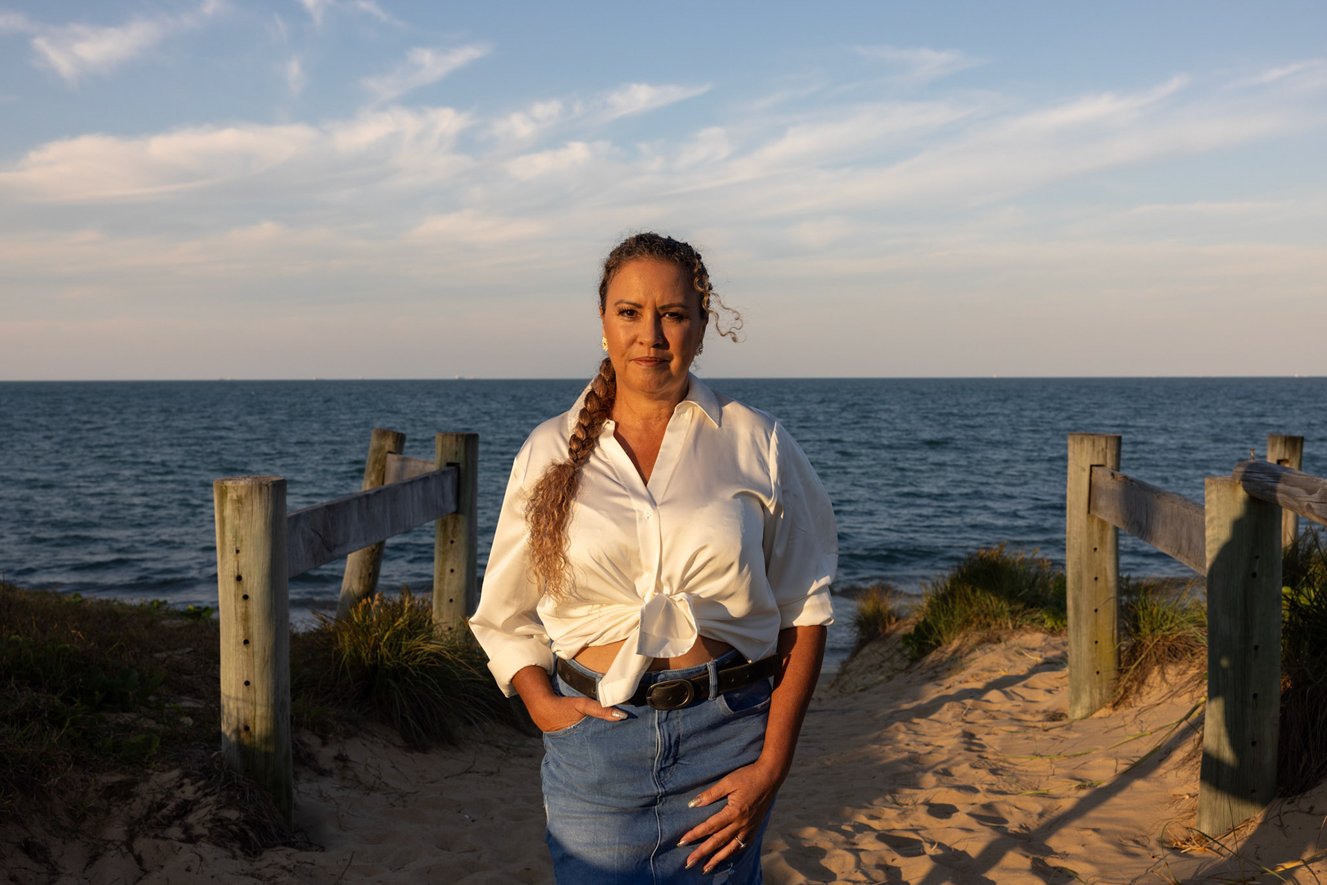 Nikki Chenoweth, Senior First Nations Engagement Advisor for Stanwell Tannum Sands, Central Queensland. A Guugu Yimithirr, Kalkadoon and Nyamal woman living and working on Bailai, Gurang, Gooreng Gooreng and Taribelang Country, Nikki advocates for corporate cultural capability building and increasing renewable energy literacy amongst First Nations communities to empower Traditional Owners to take part in conversations on their terms. “I’d love to see more First Nations people in the renewable energy sector. There are many opportunities, including employment, supply chain participation, co-creation of projects and being able to stay and work on Country, which has a positive effect for communities.”