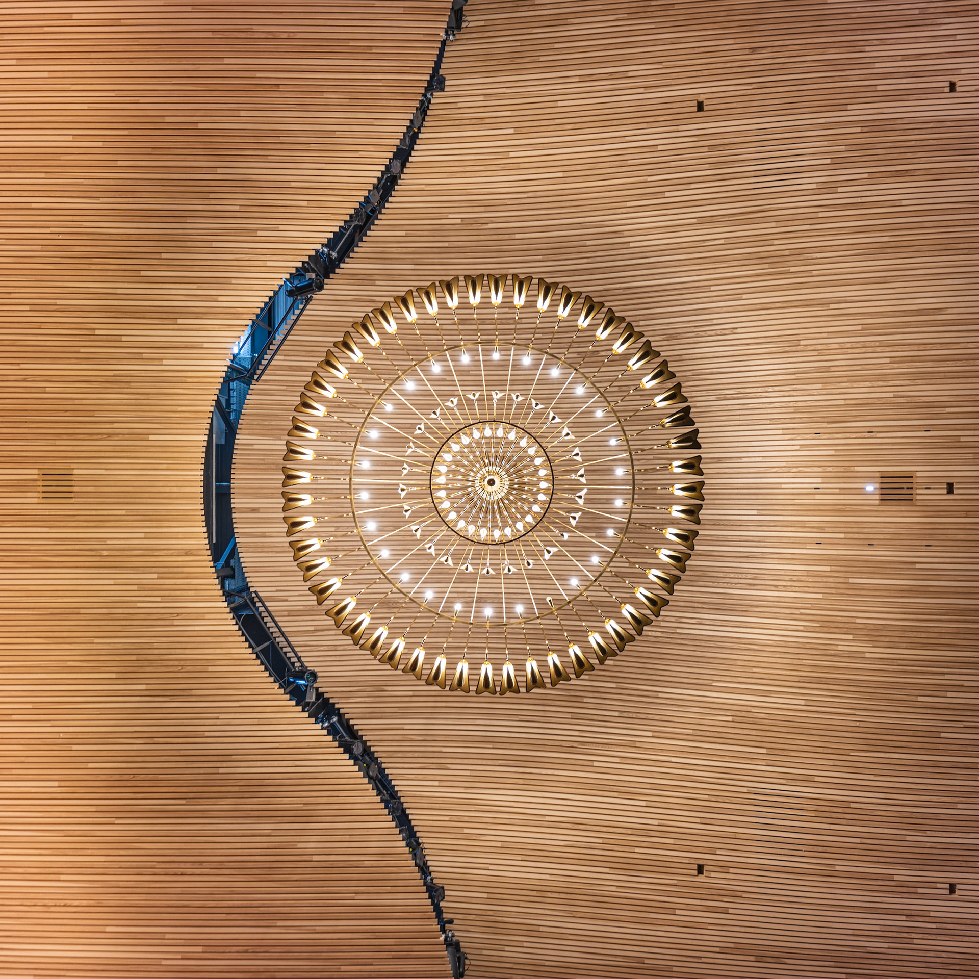 Théâtre de Beaulieu - chandelier