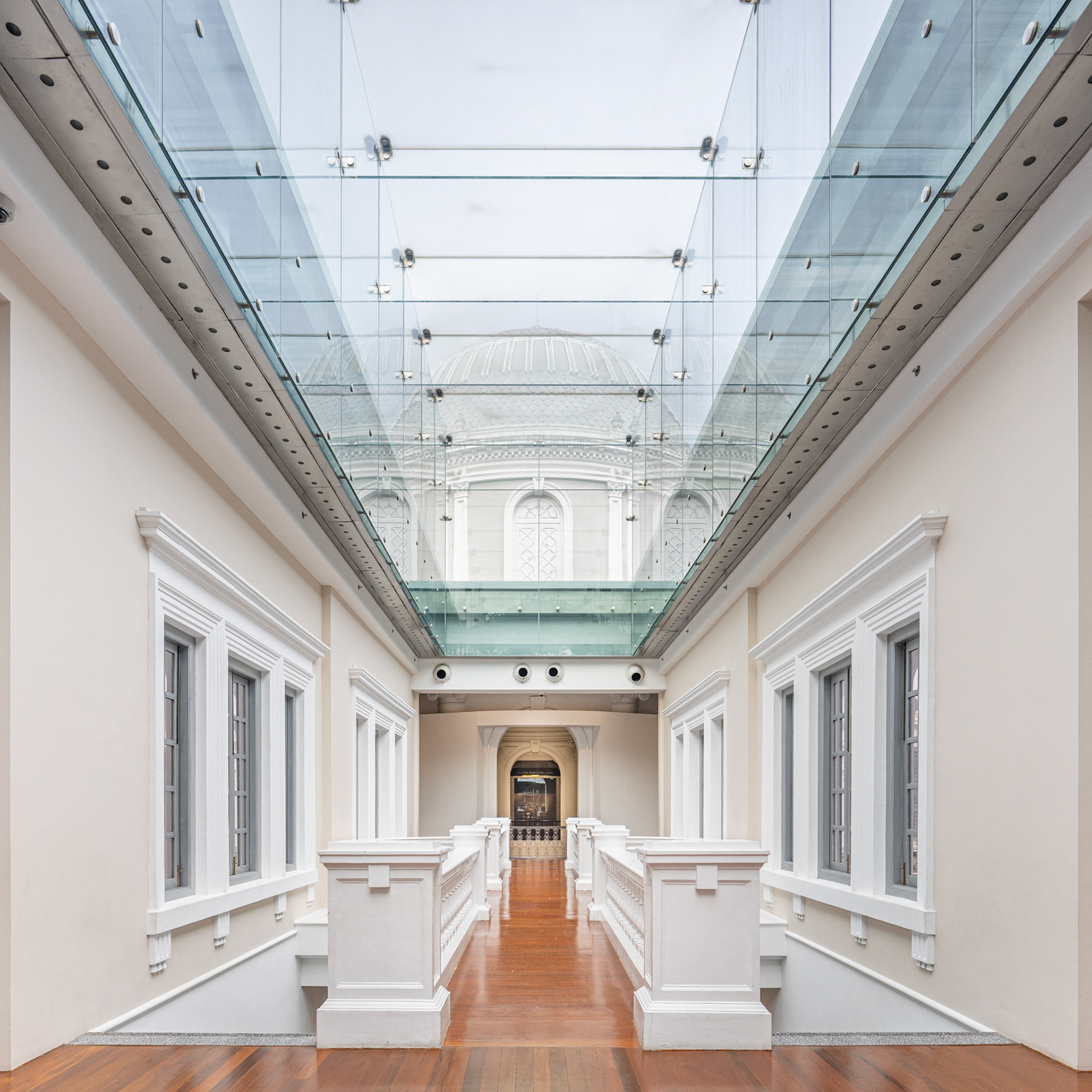National Museum of Singapore - connection between the front and read blocks
