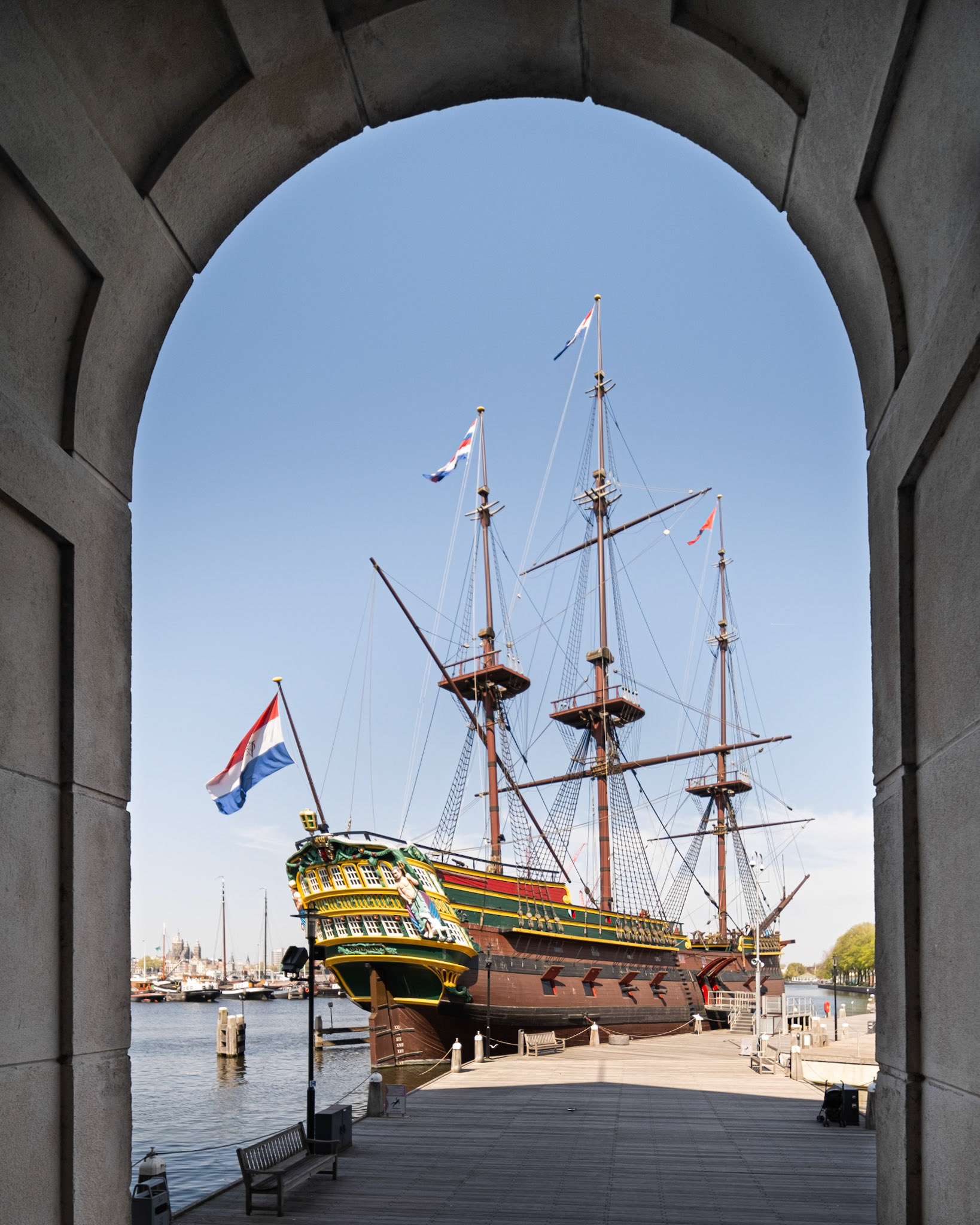 replica of the "Amsterdam"