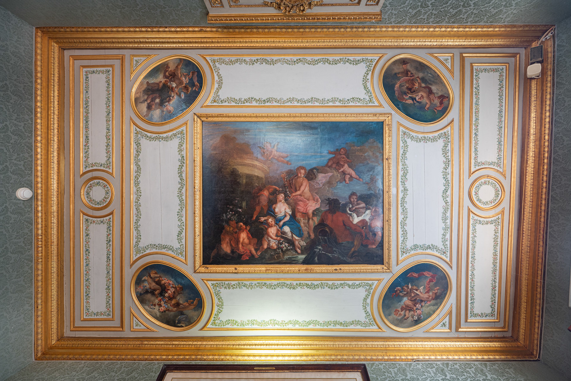 painted canvas ceiling