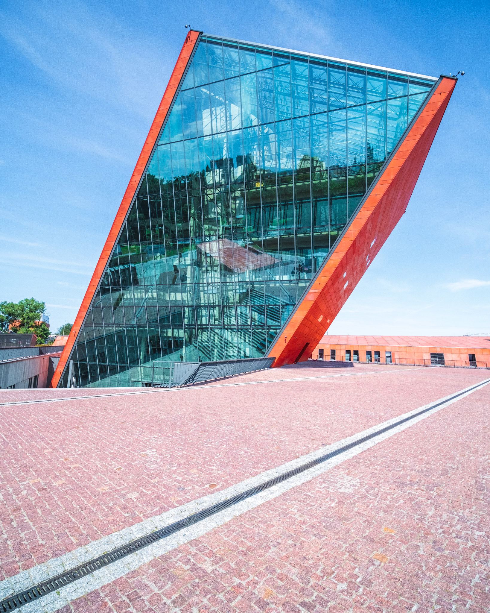 Museum of the Second World War - leaning tower