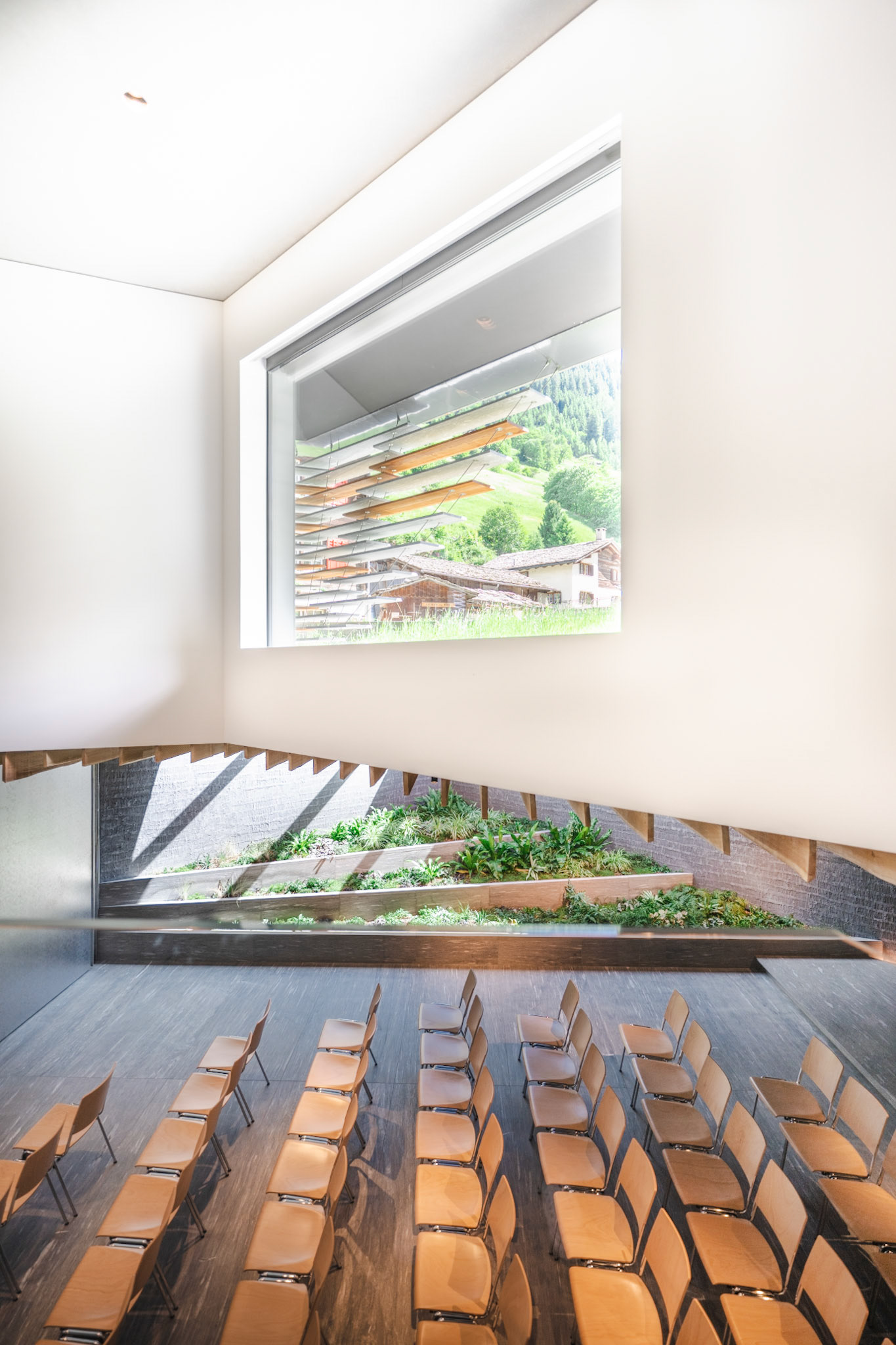 event space on the lower floor