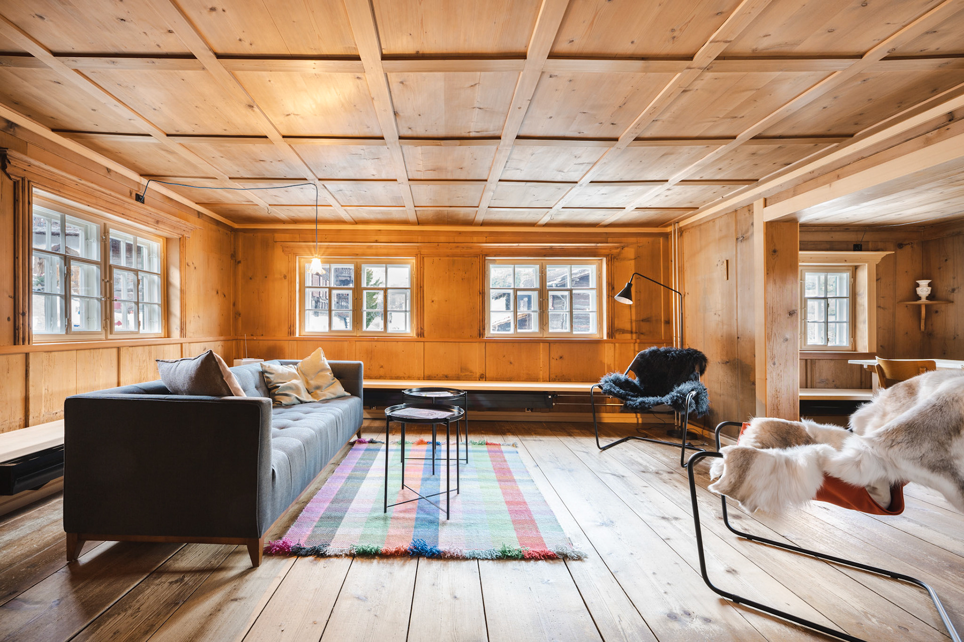 Haus am Platz, Jenaz - living room