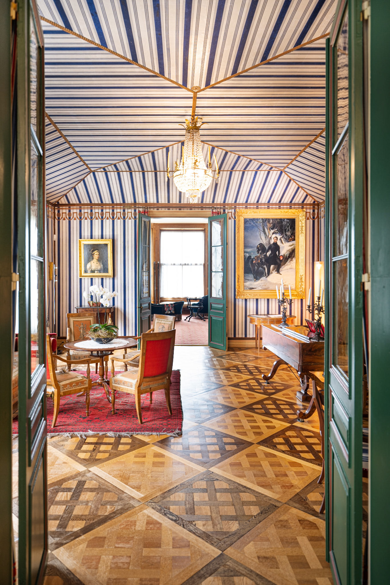 Hortense de Beauharnais' tented salon