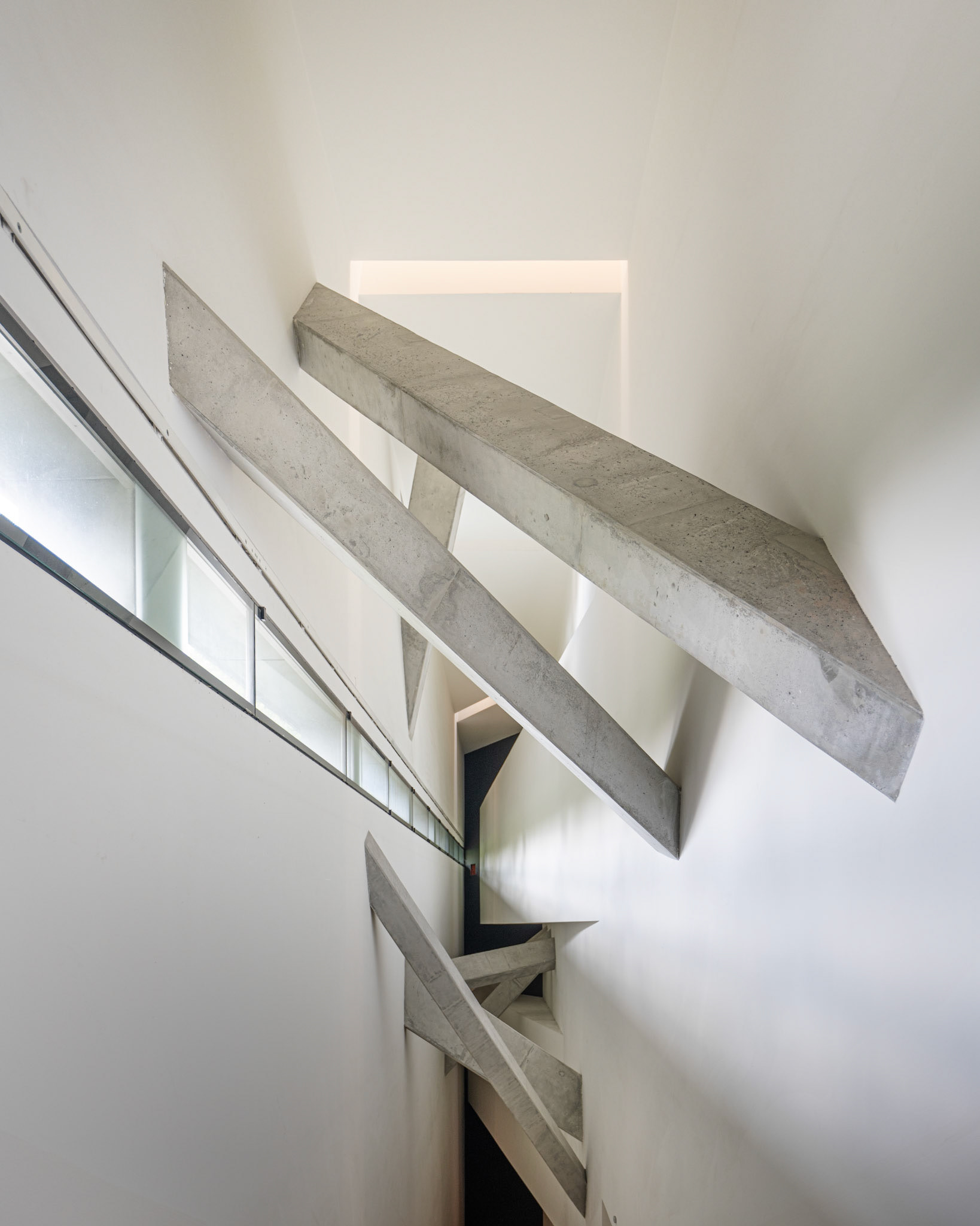 staircase ceiling, Libeskind building