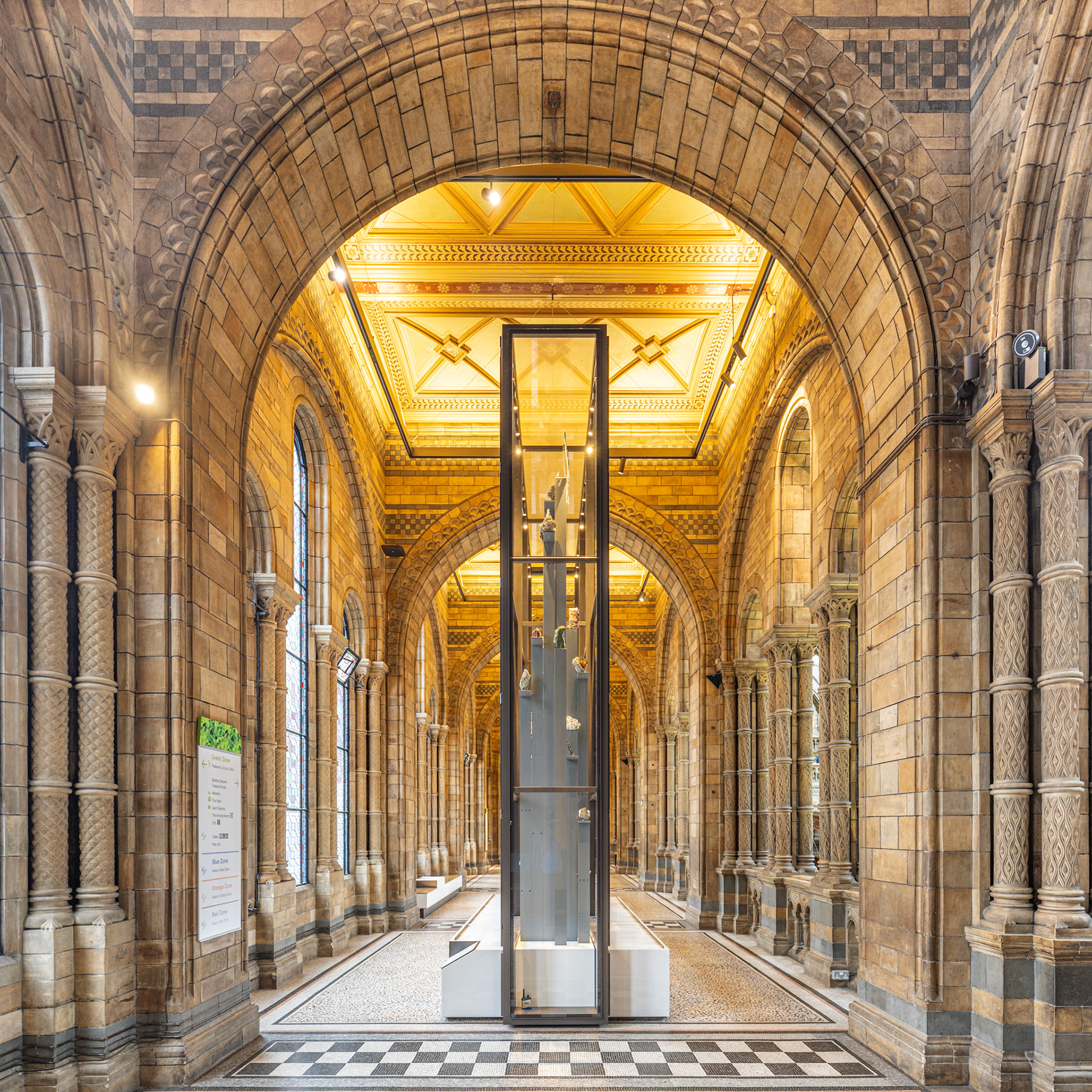 Natural History Museum hallway