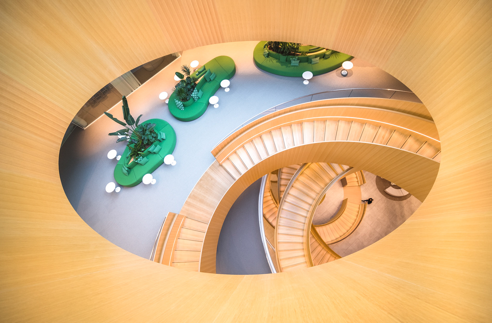 Olympic House, Lausanne - unity staircase