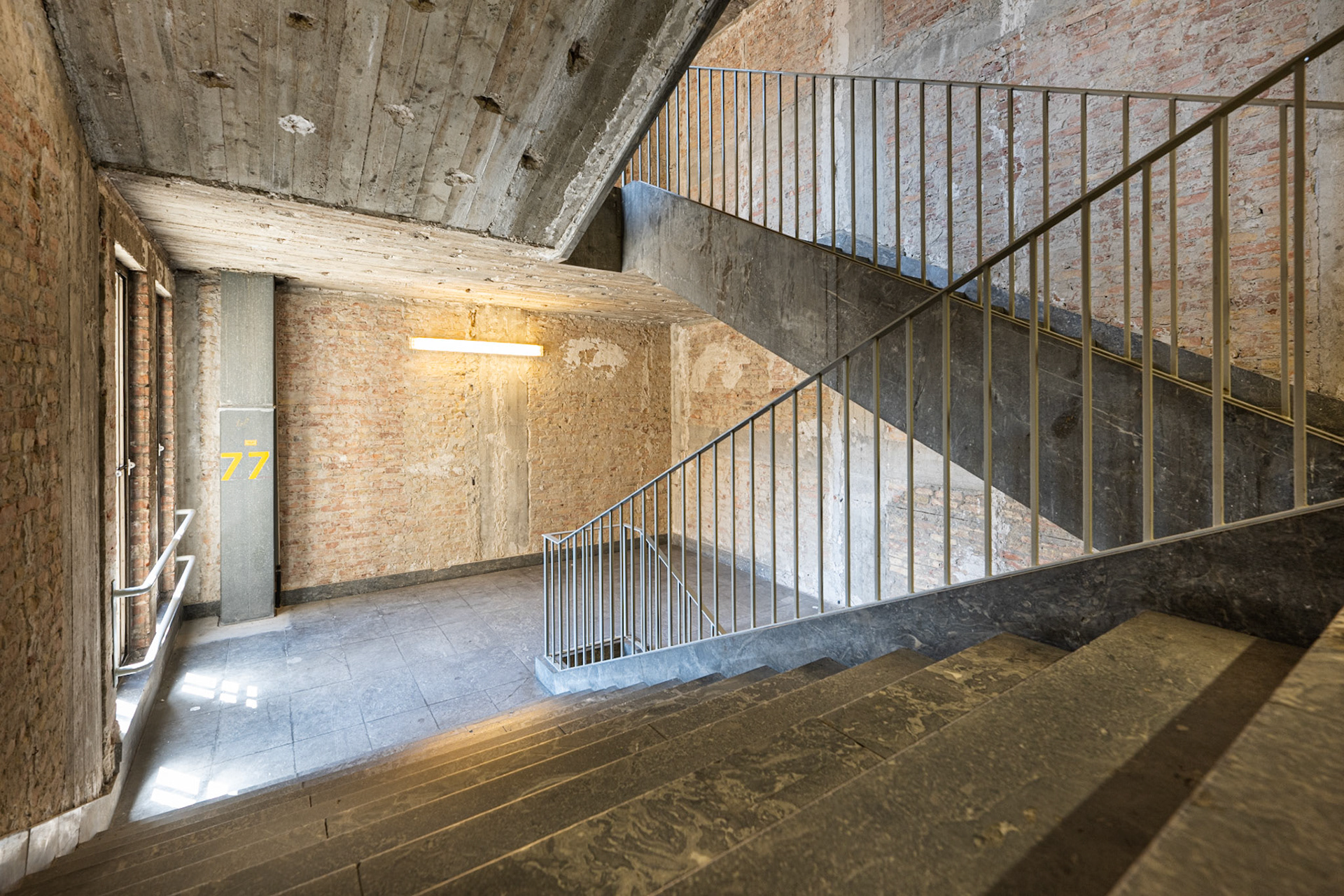 unfinished staircase