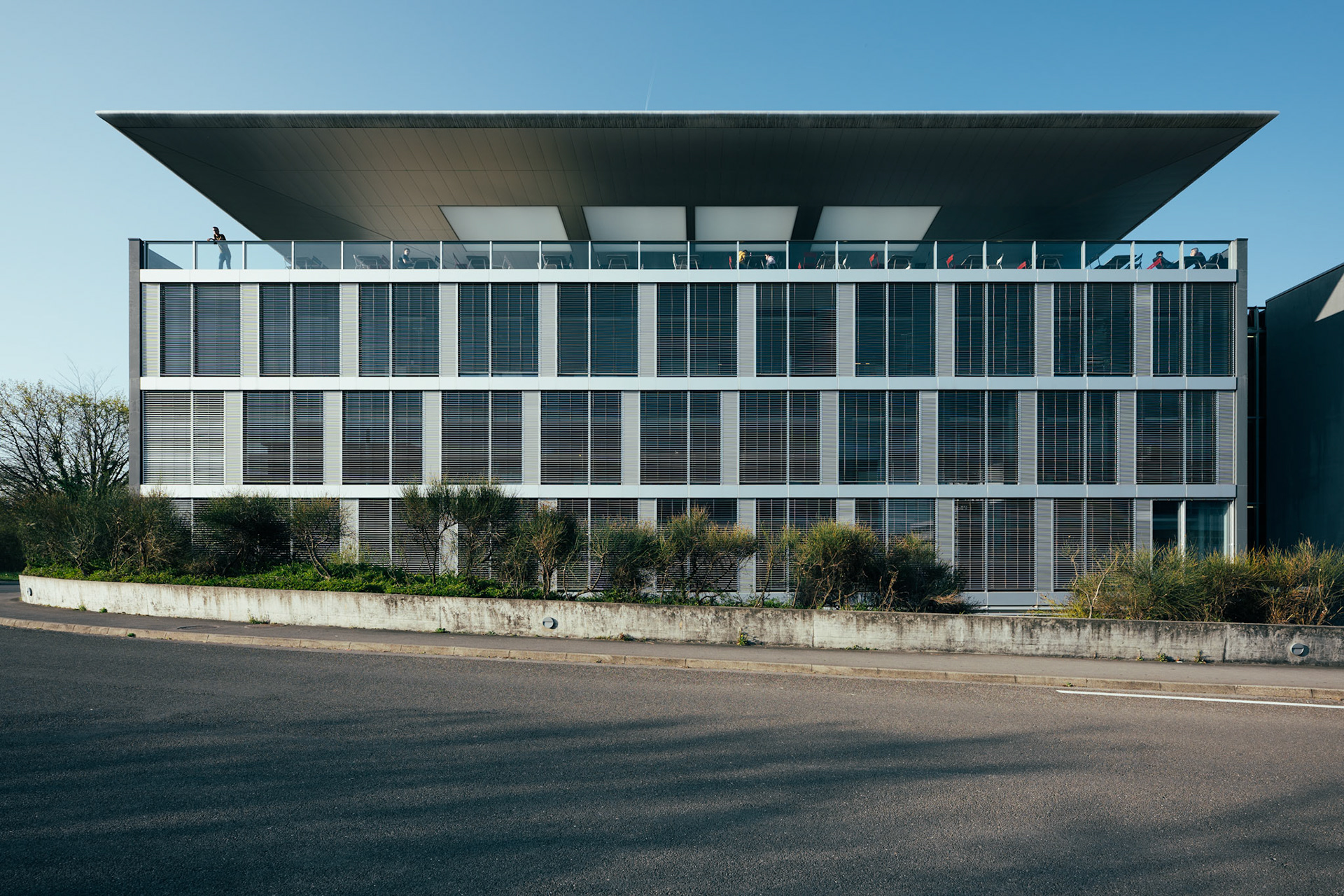 EPFL - IC School building designed by Rodolph Luscher