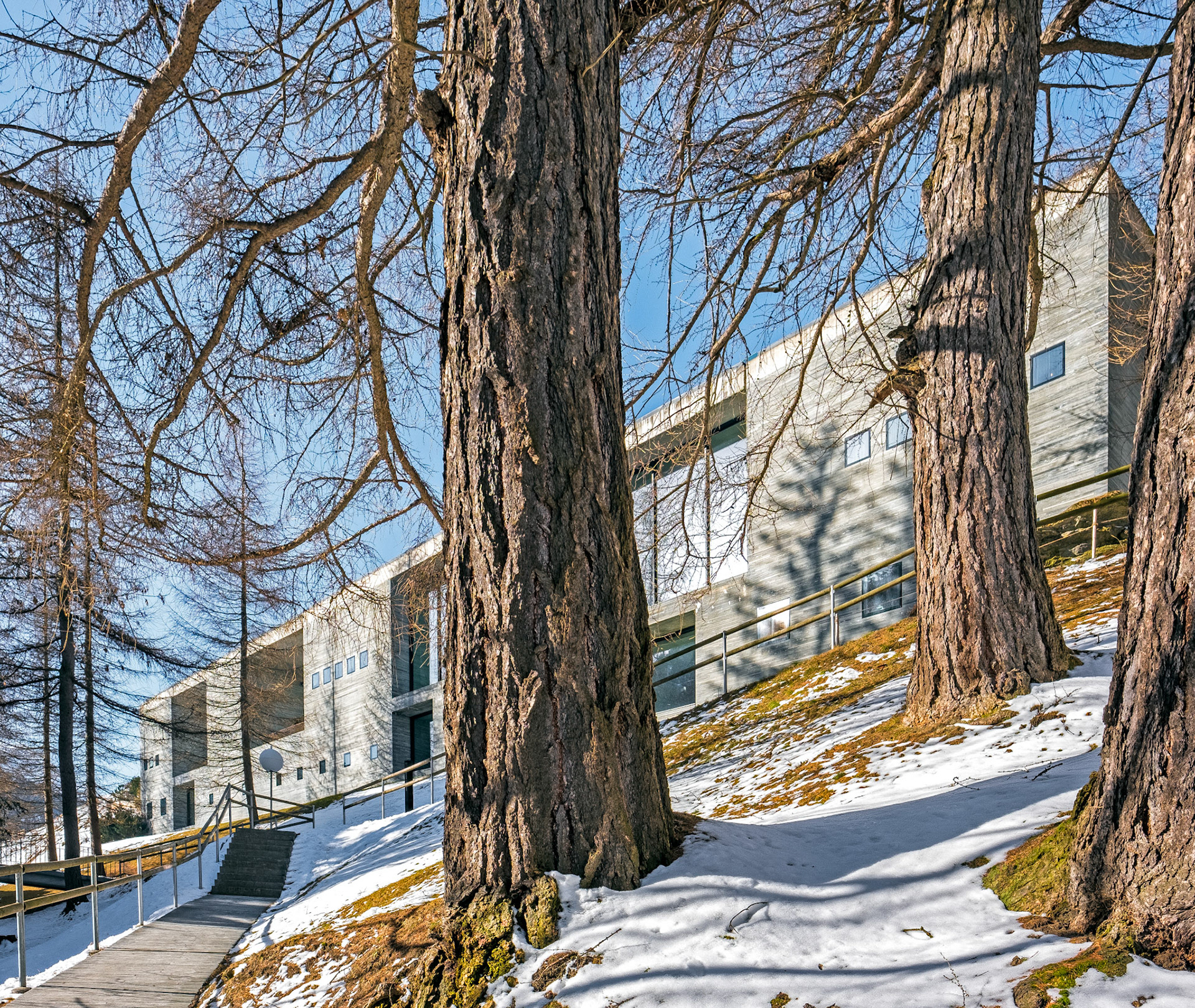 Therme Vals in winter