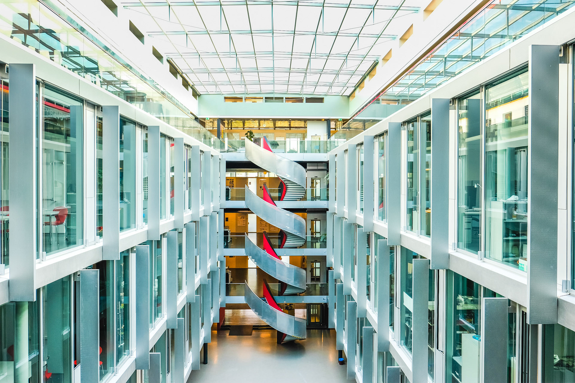 EPFL - IC School building - Scala staircase