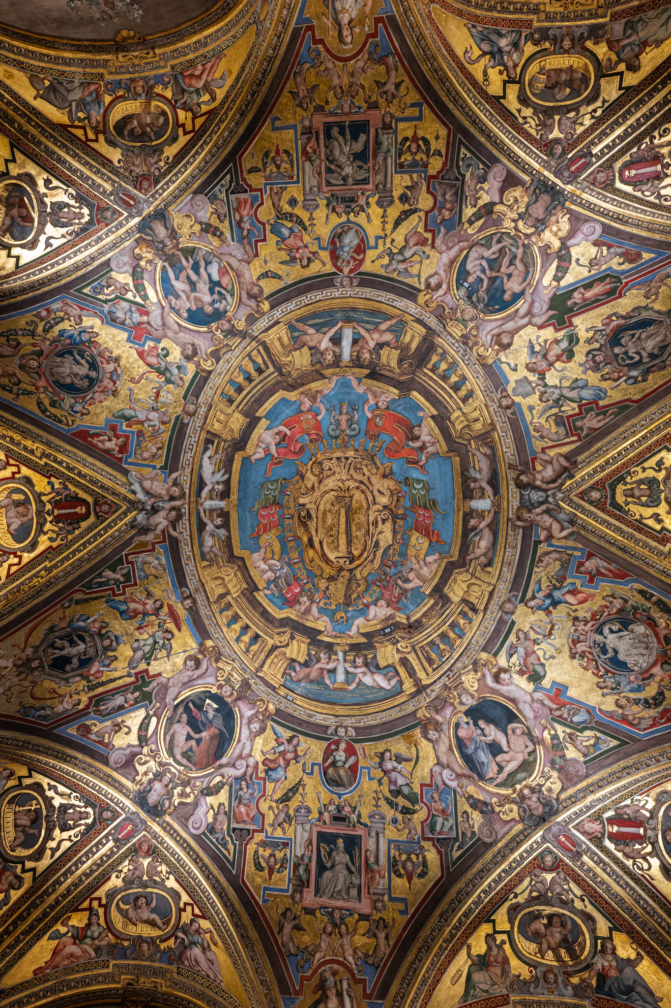 ceiling fresco Cornucopia Hall