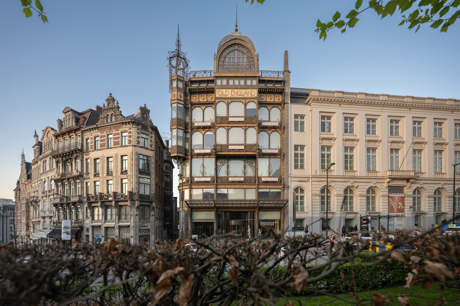 Musical Instruments Museum - facade of the Old England building
