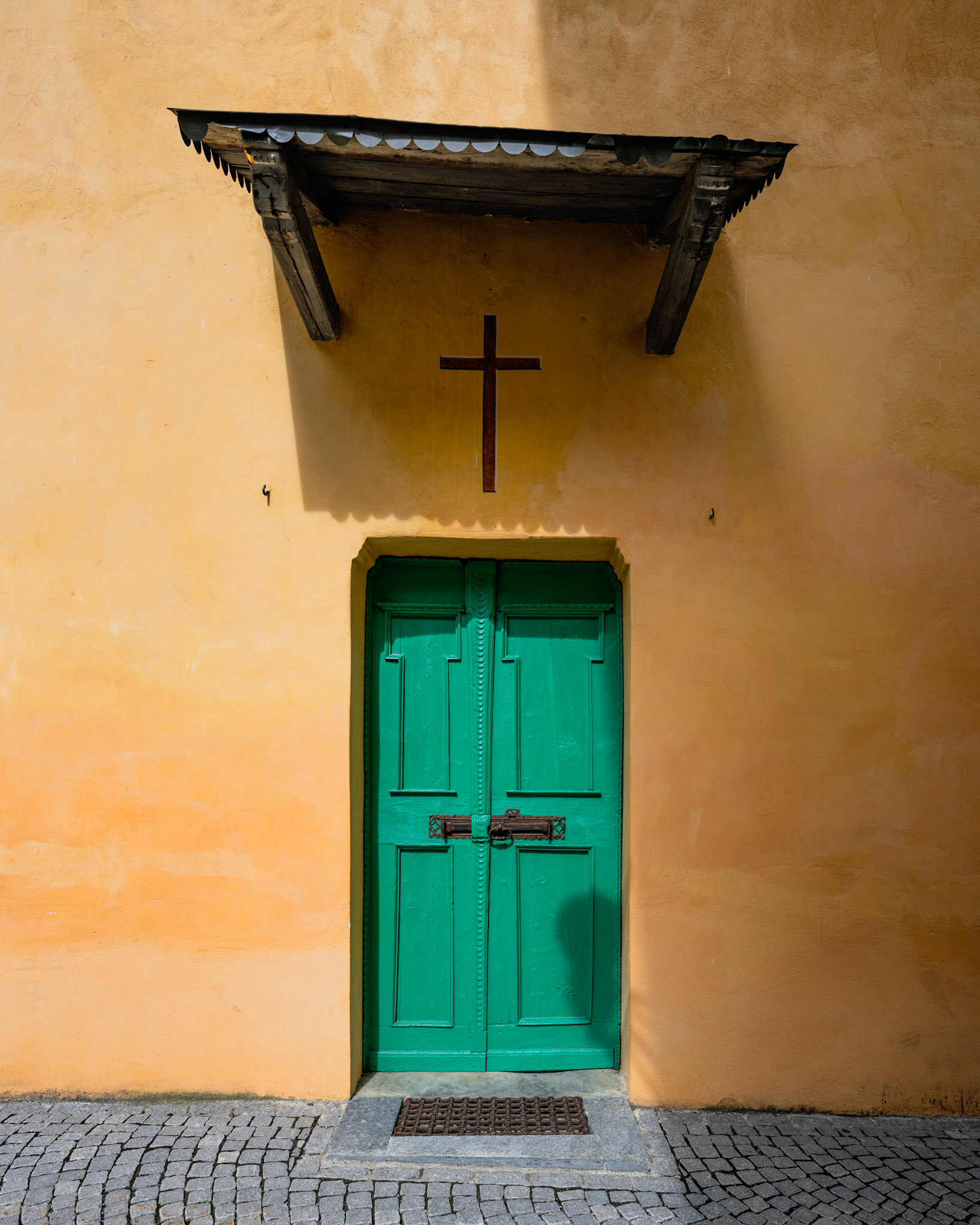 entrance to the Vecchio Monastero in Poschiavo