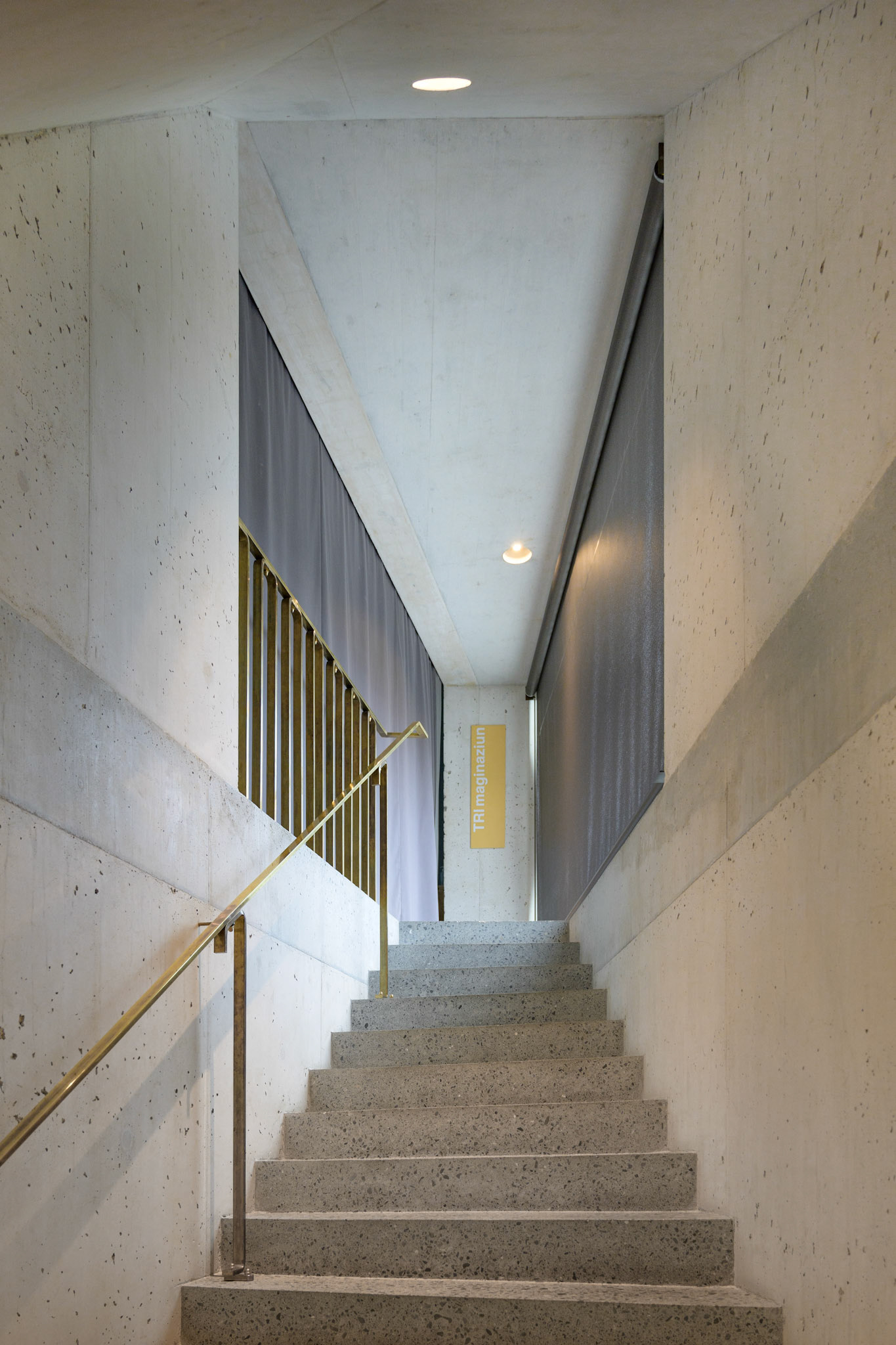Swiss National Park Visitor Center, Zernez - staircase