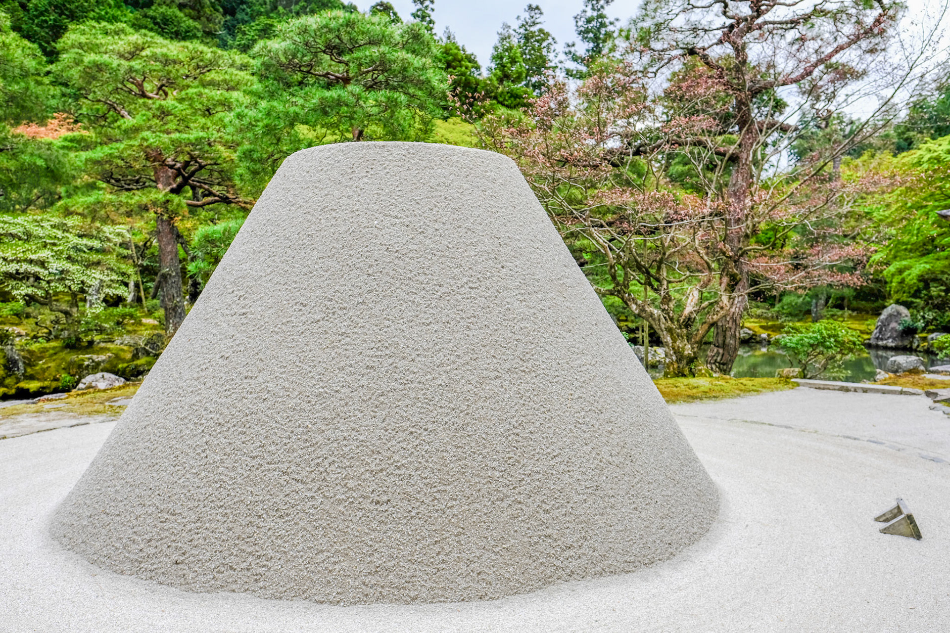 Kogetsudai (moon viewing platform) at Ginkaku-ji